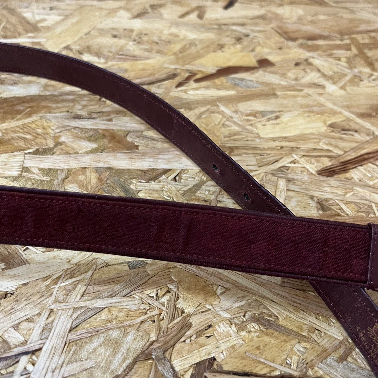 Gucci Vintage 80s Gucci Belt Size ONE SIZE - 11 Thumbnail