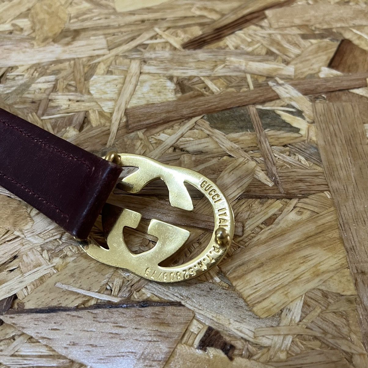Gucci Vintage 80s Gucci Belt Size ONE SIZE - 6 Thumbnail