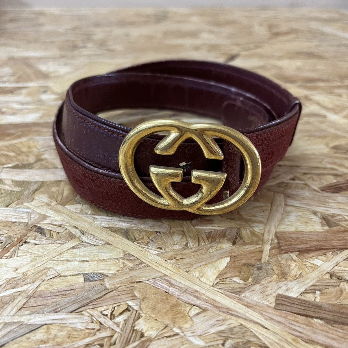 Gucci Vintage 80s Gucci Belt Size ONE SIZE - 1 Thumbnail