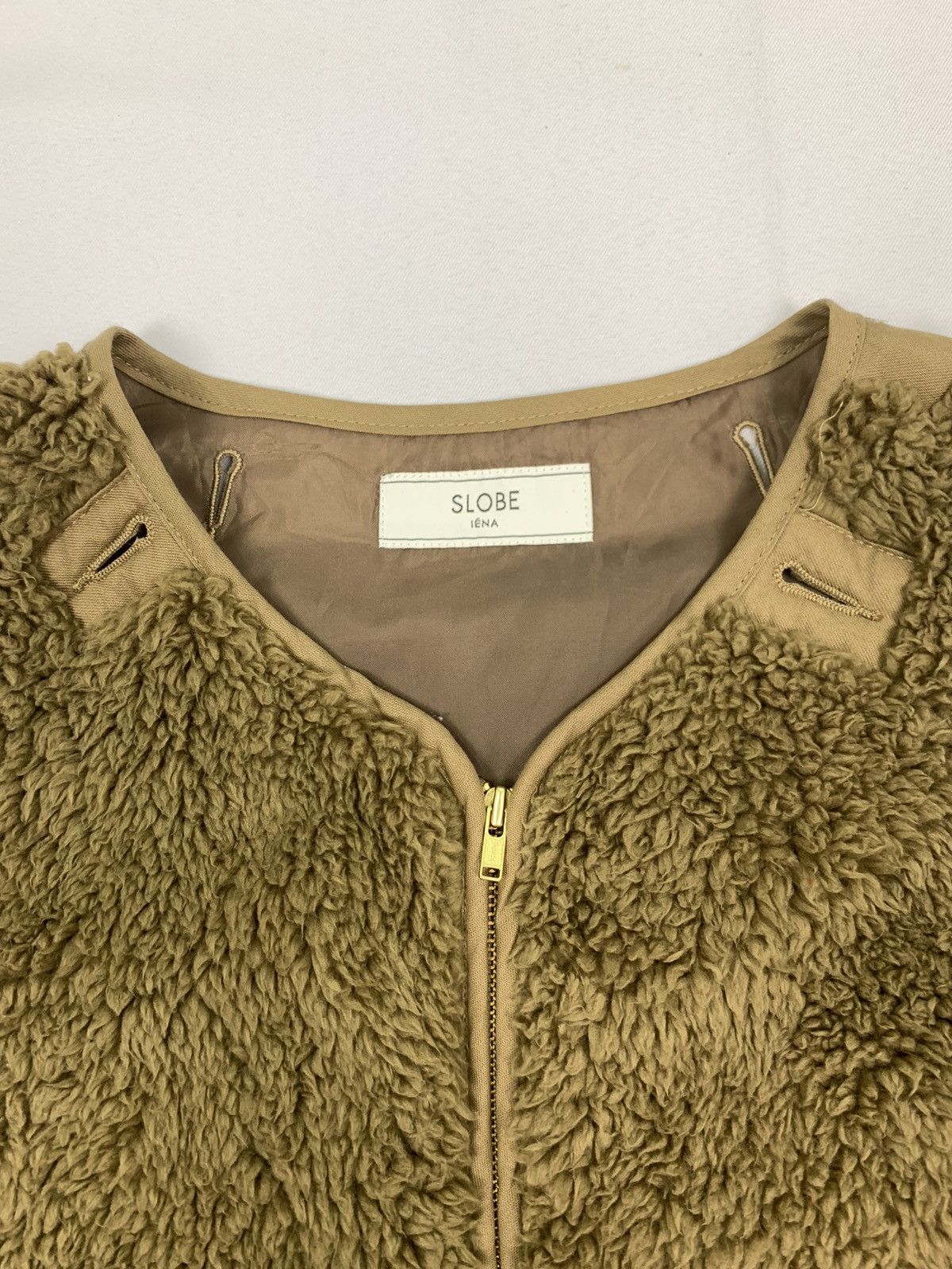 Japanese Brand SLOBEINA Sherpa Sheepskin Fur Fleece Ski Winter Vest Jacket Size US M / EU 48-50 / 2 - 6 Thumbnail