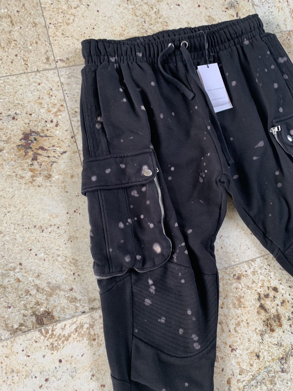 Faith Connexion Cargo Jogging Pants in Black Size US 30 / EU 46 - 6 Thumbnail