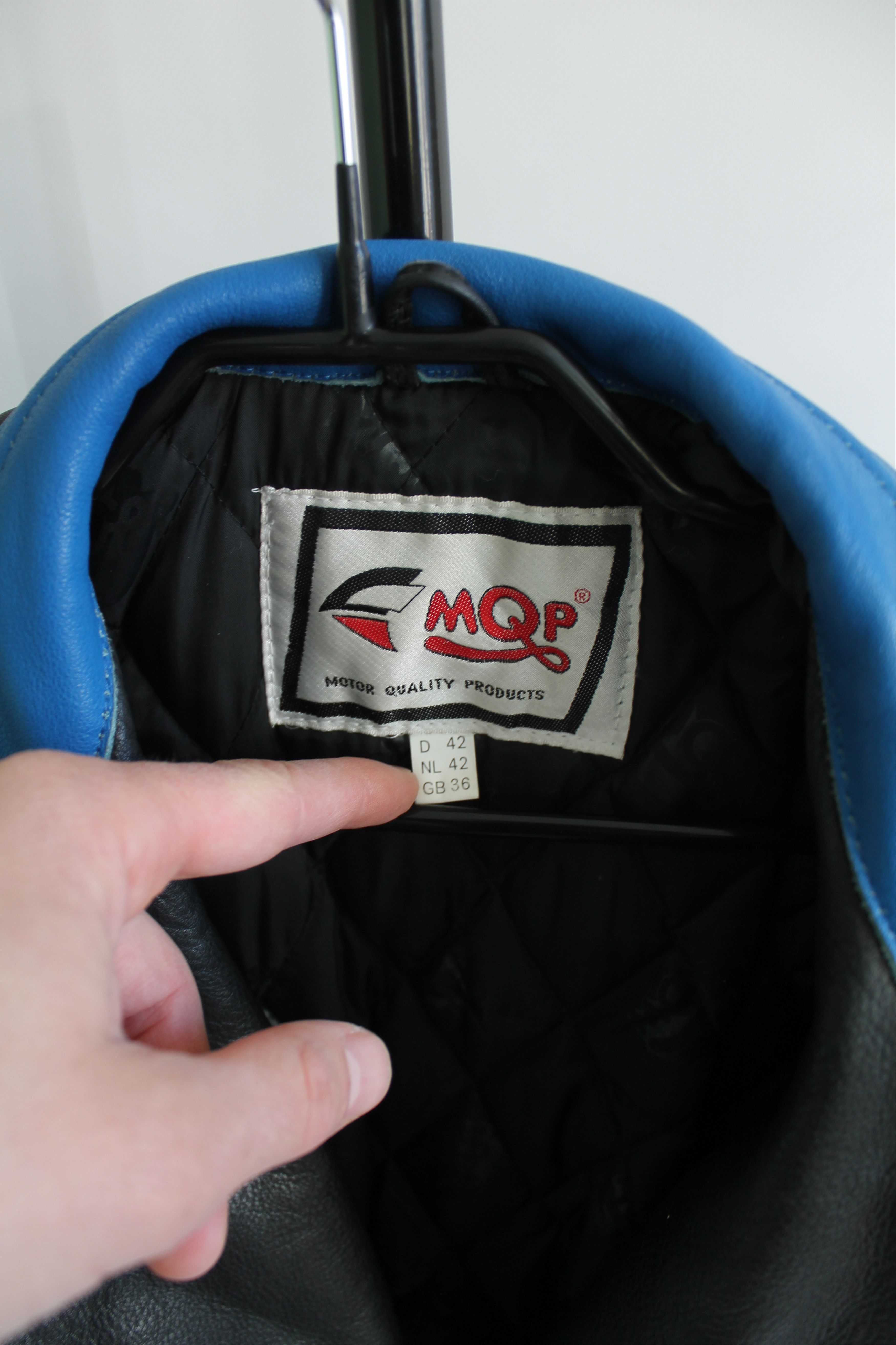 Other MQP Vintage Biker Leather Jacket Motorsport Size S / US 4 / IT 40 - 8 Thumbnail