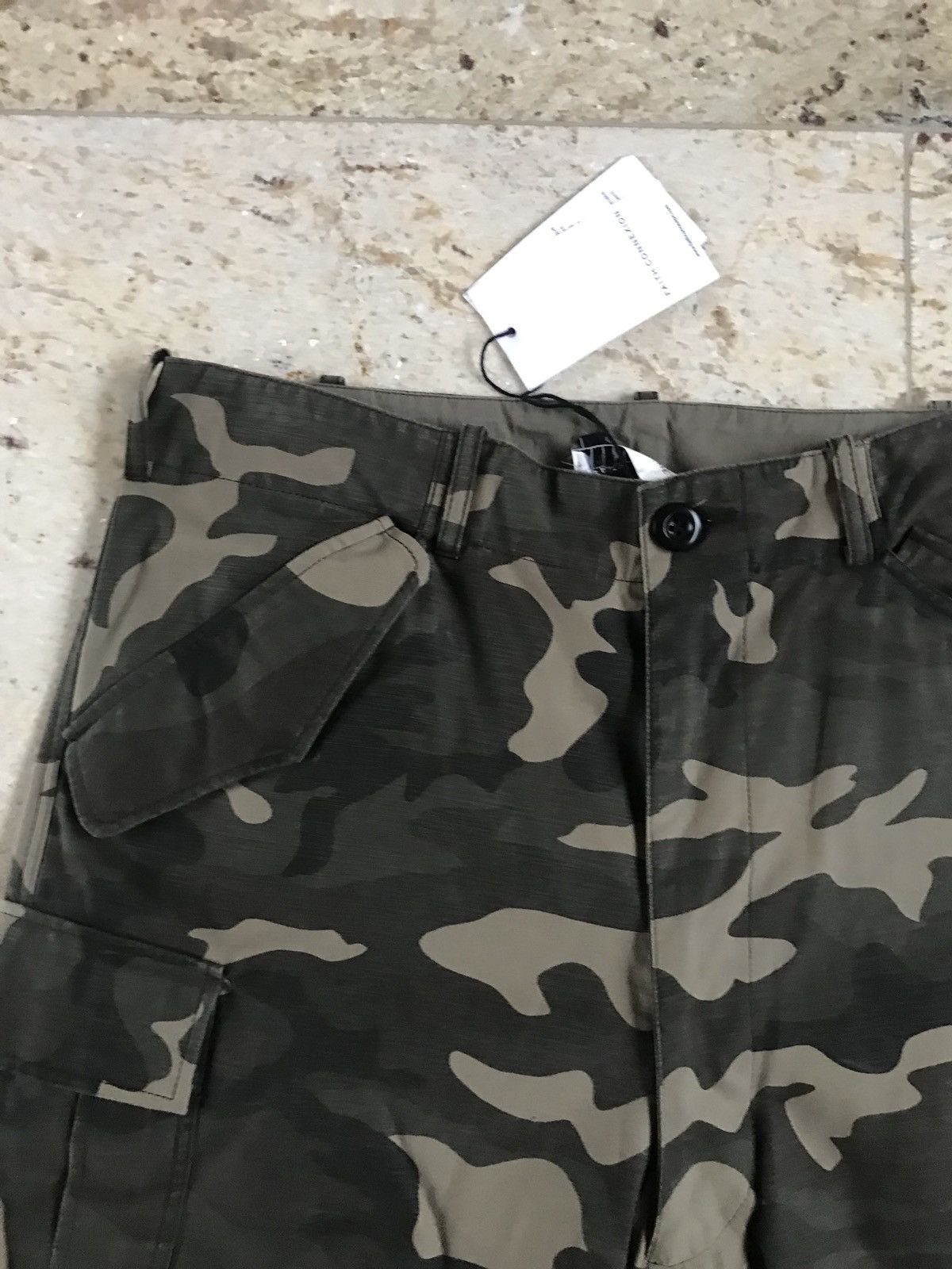 Faith Connexion Army Khaki Drawstring Hem Pants Size US 30 / EU 46 - 5 Thumbnail
