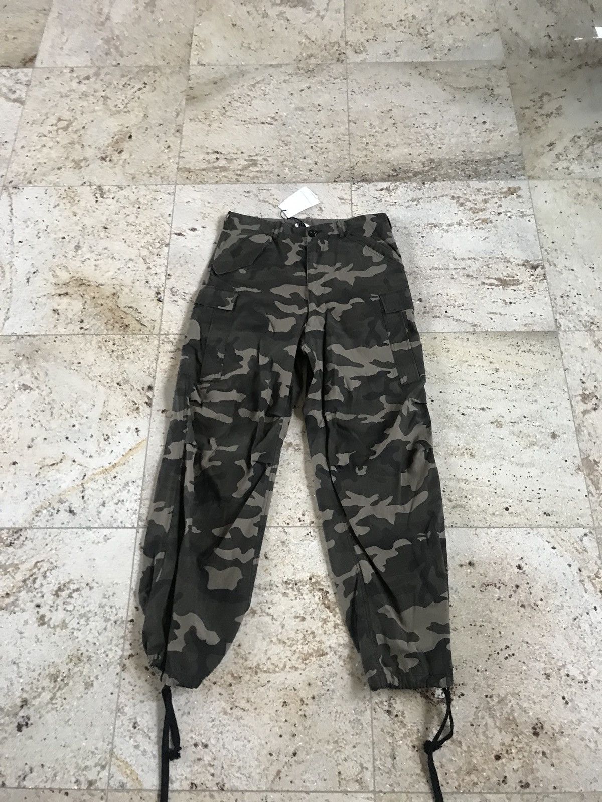 Faith Connexion Army Khaki Drawstring Hem Pants Size US 30 / EU 46 - 1 Thumbnail