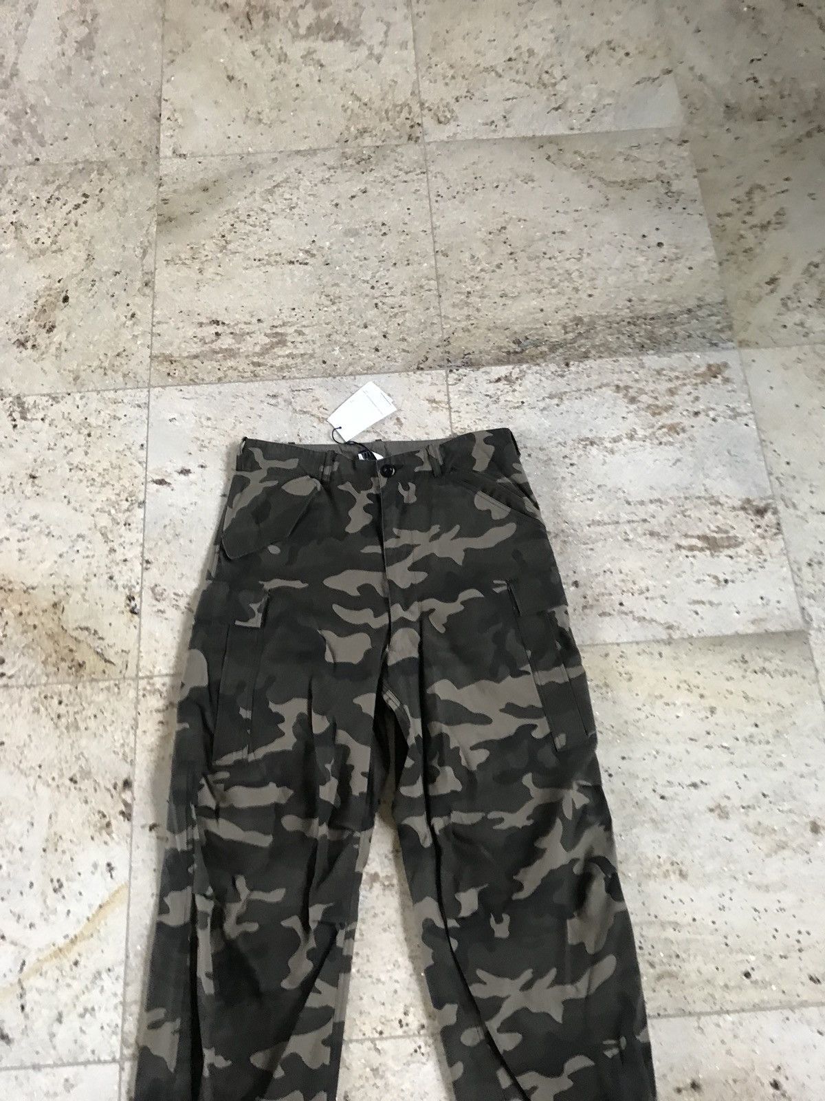 Faith Connexion Army Khaki Drawstring Hem Pants Size US 30 / EU 46 - 6 Thumbnail
