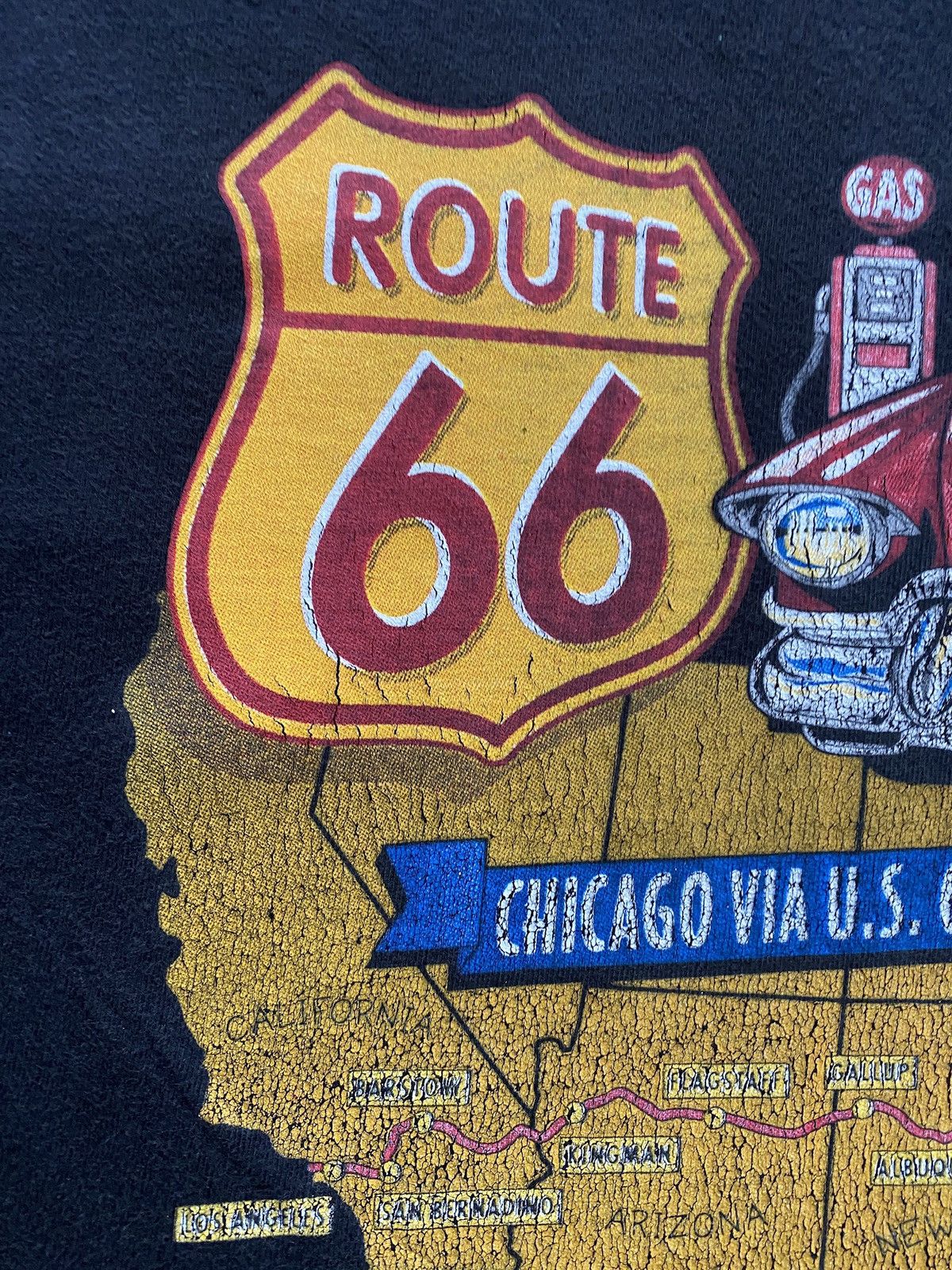 Vintage Vintage Y2K’s Route 66 Tee Size US L / EU 52-54 / 3 - 3 Thumbnail