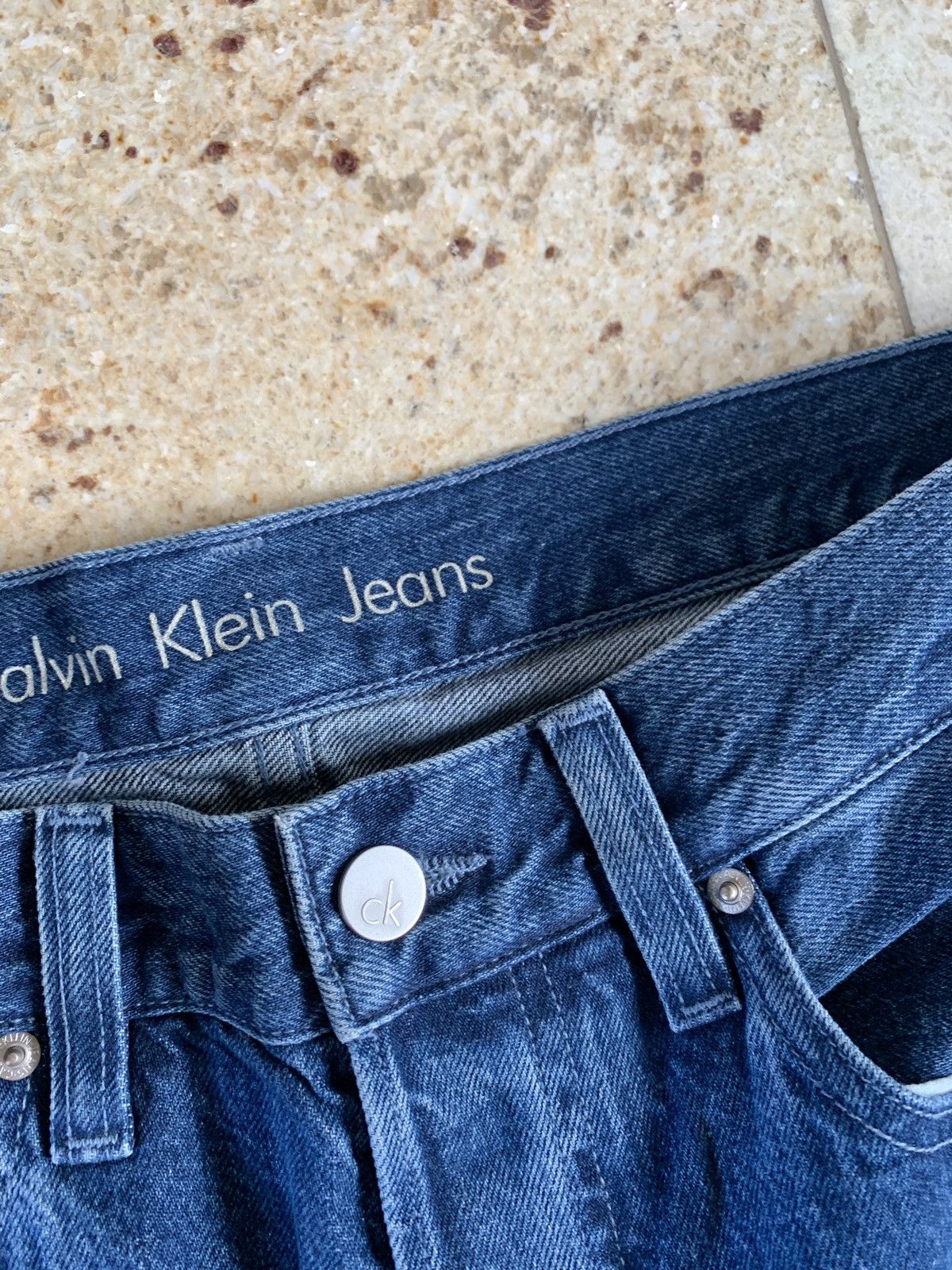 Calvin Klein A$AP x Calvin Blue High Waisted Denim Size US 29 - 9 Thumbnail