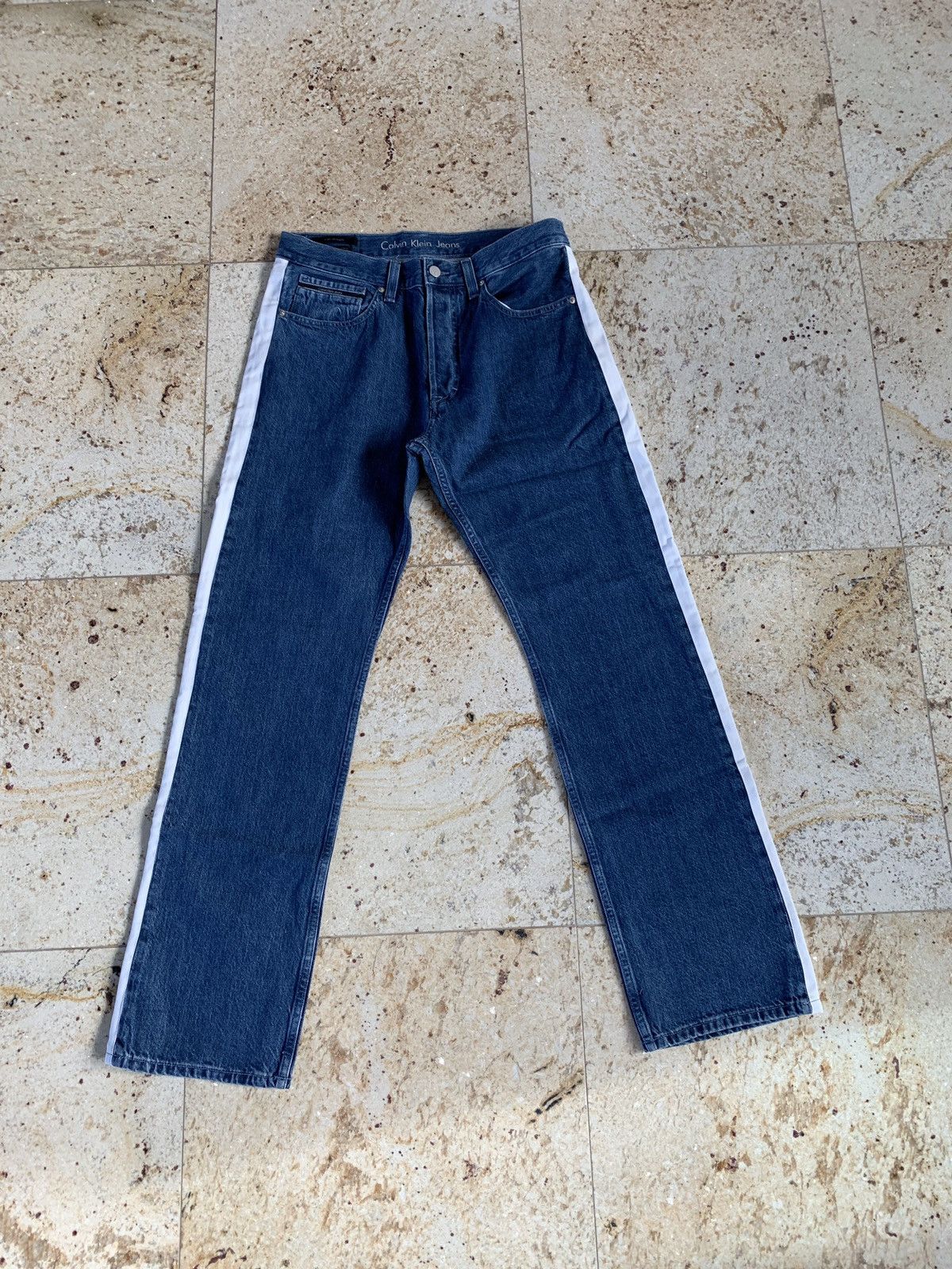 Calvin Klein A$AP x Calvin Blue High Waisted Denim Size US 29 - 4 Thumbnail