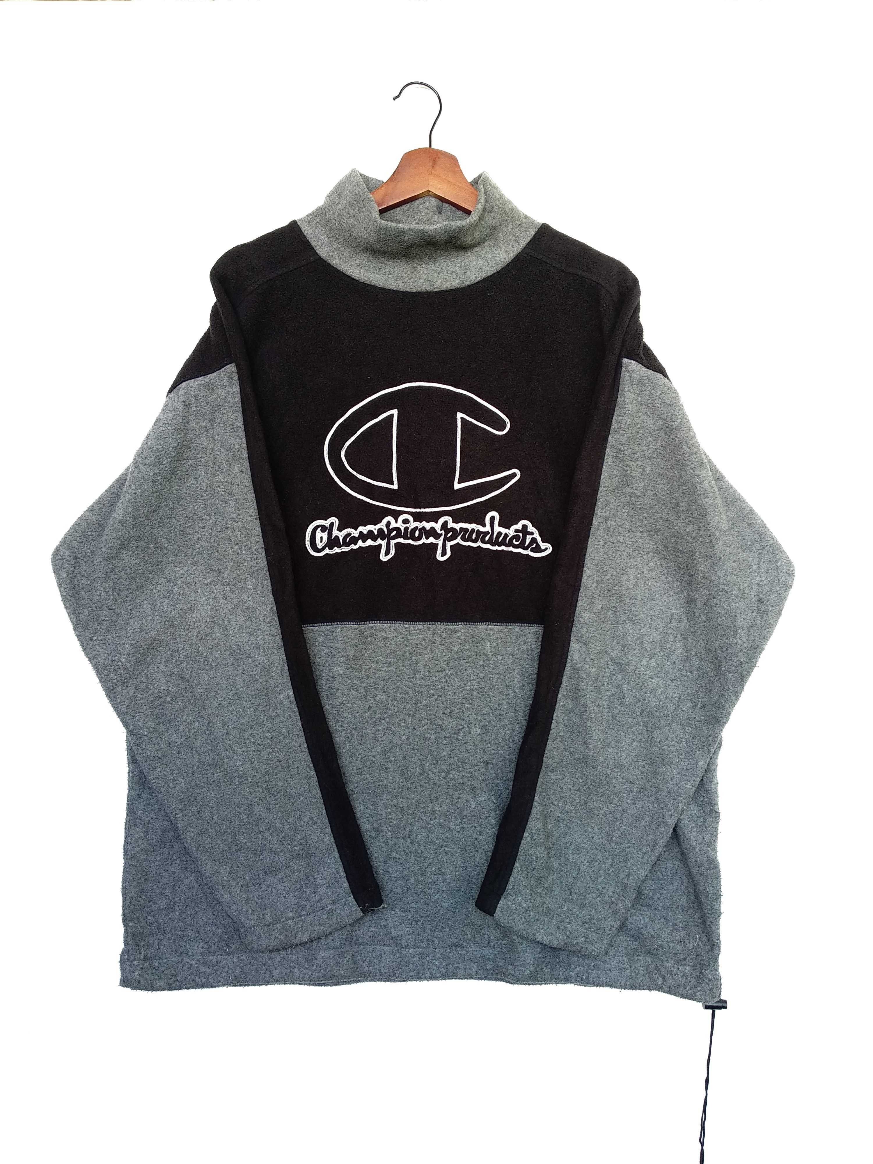 Champion Champion Long Sleeve Big Logo Turtle Neck/Size XL Size US XL / EU 56 / 4 - 2 Thumbnail