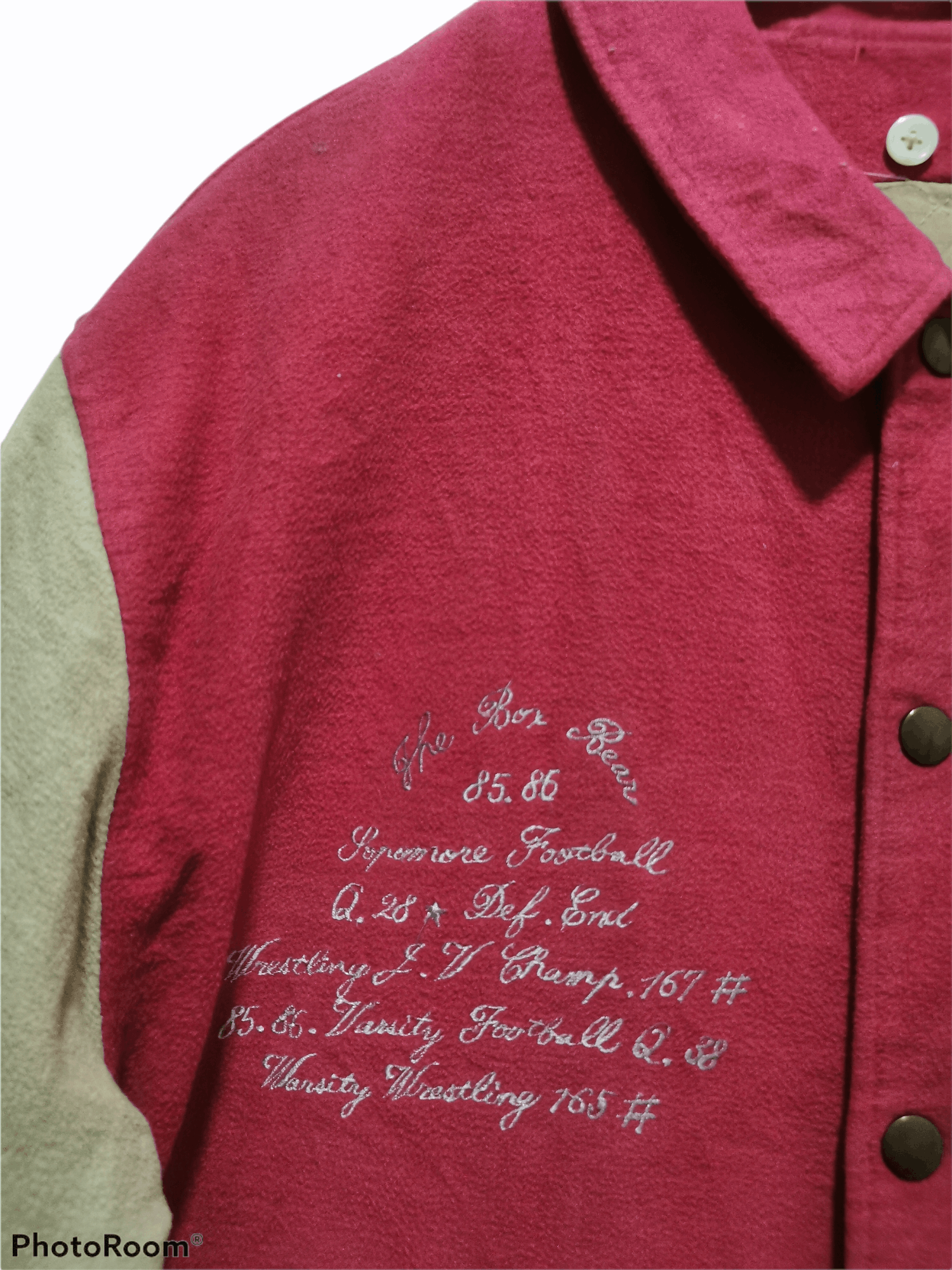 Japanese Brand Vintage The Box Bear Varsity Jacket Size US L / EU 52-54 / 3 - 6 Thumbnail