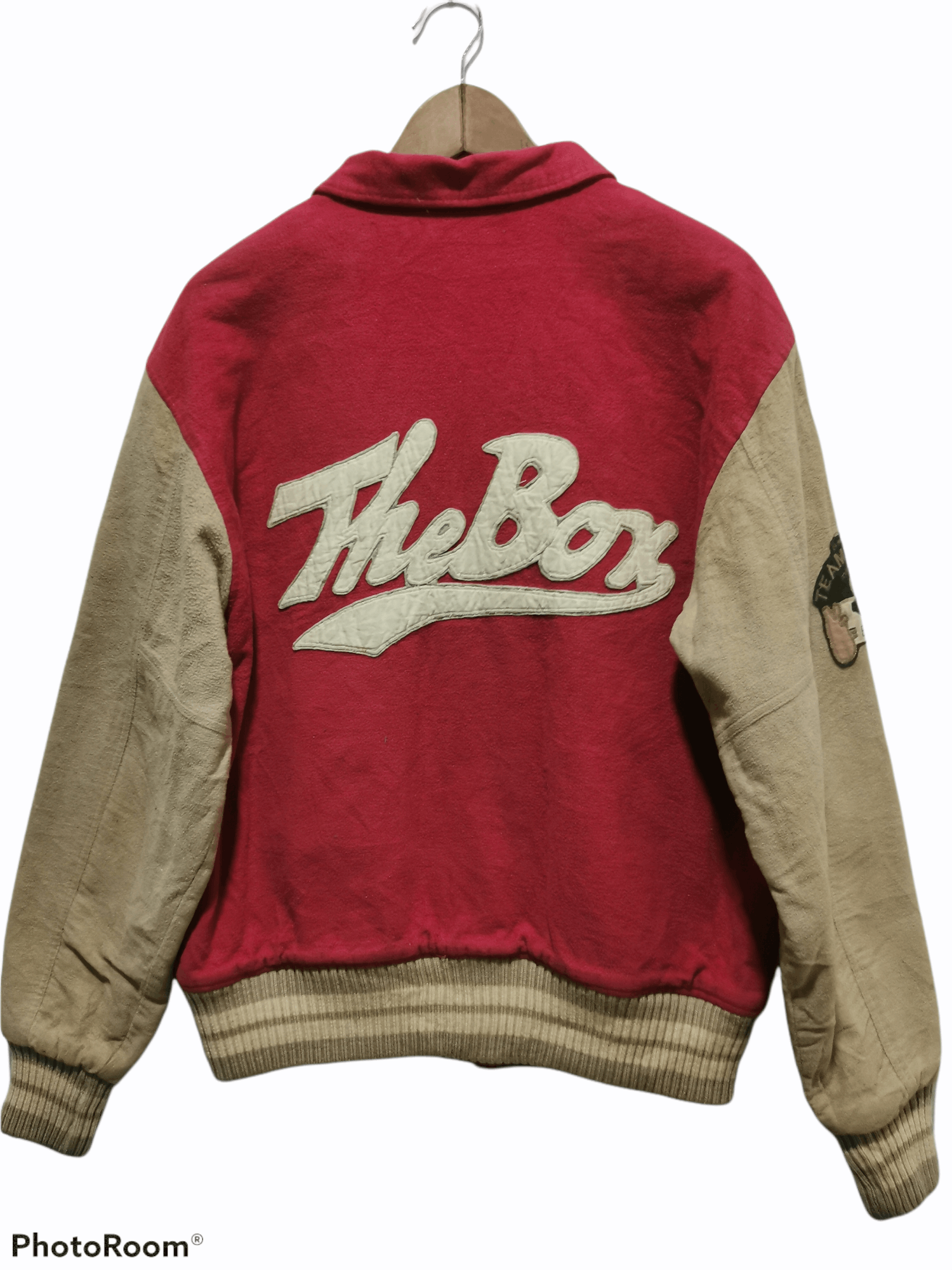 Vintage The Box Bear Varsity Jacket
