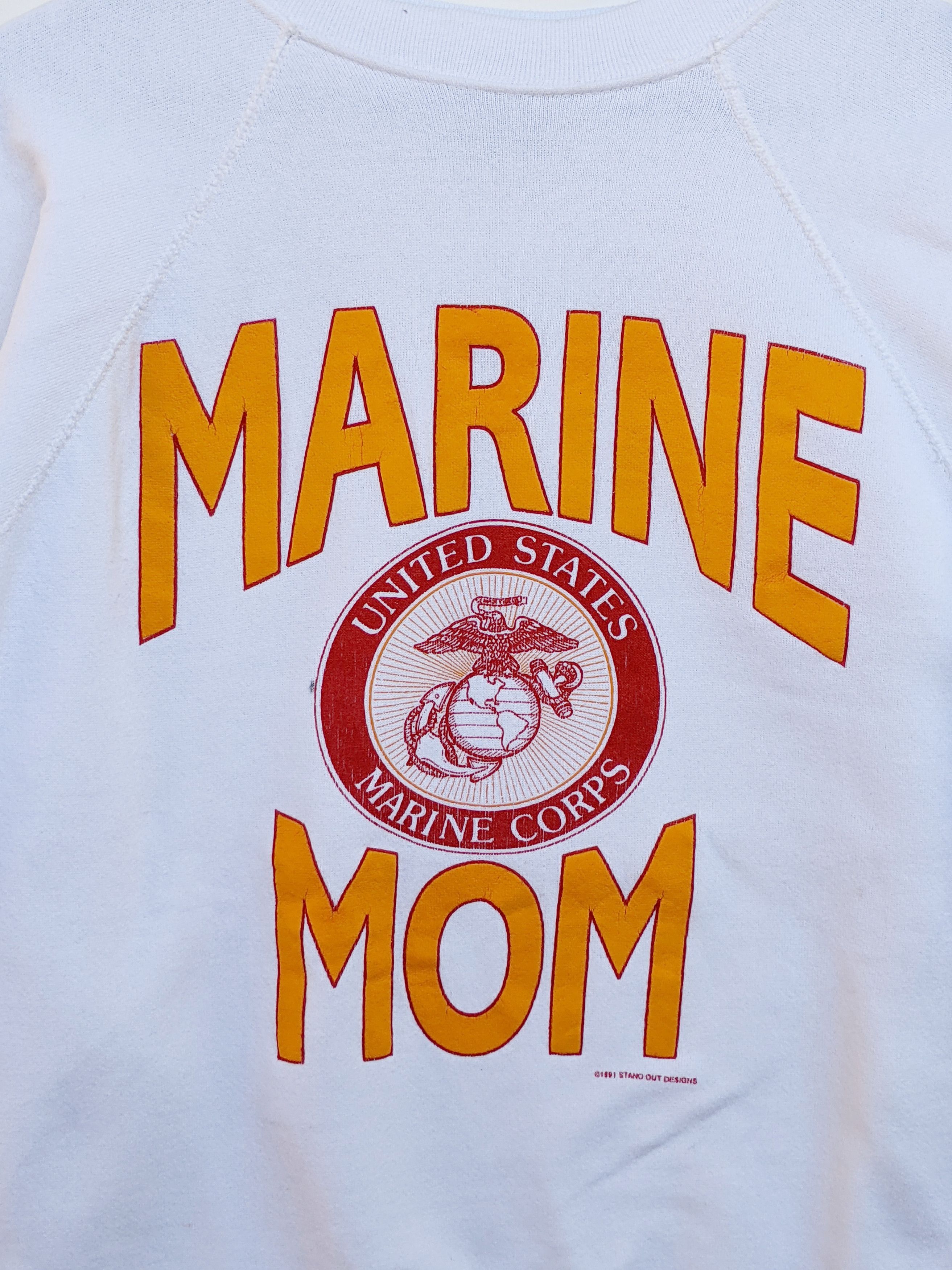 Tultex Vintage 1991 United States Marine Co ko Sweatshirt Size US L / EU 52-54 / 3 - 3 Thumbnail