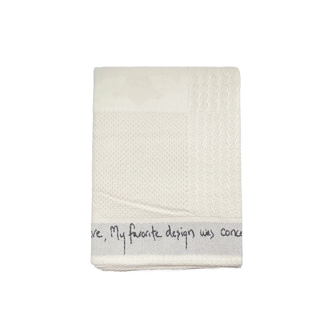 Chrome Hearts Chrome Hearts Beige Checkered Cross Cashmere Blanket Size ONE SIZE - 4 Thumbnail
