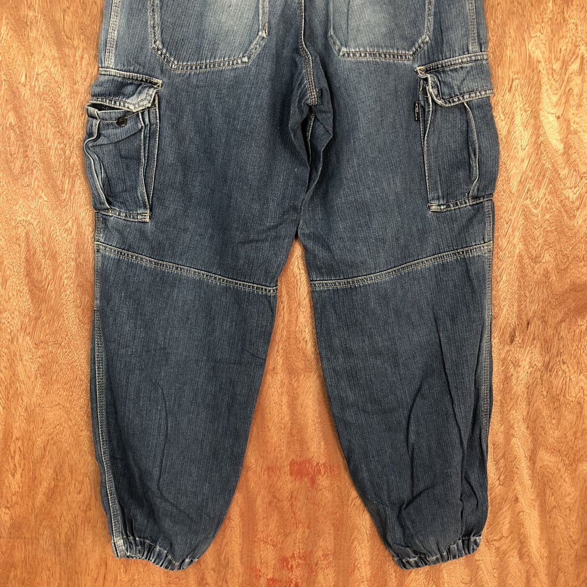 Japanese Brand DLL Evenriver faded multipocket Blue Denim Jeans Pants #1863 Size US 30 / EU 46 - 12 Thumbnail