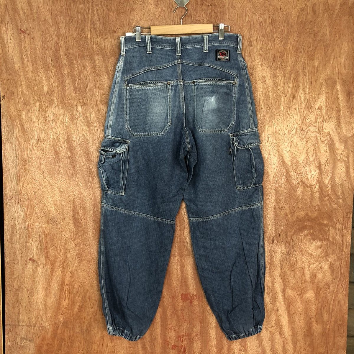 Japanese Brand DLL Evenriver faded multipocket Blue Denim Jeans Pants #1863 Size US 30 / EU 46 - 10 Thumbnail