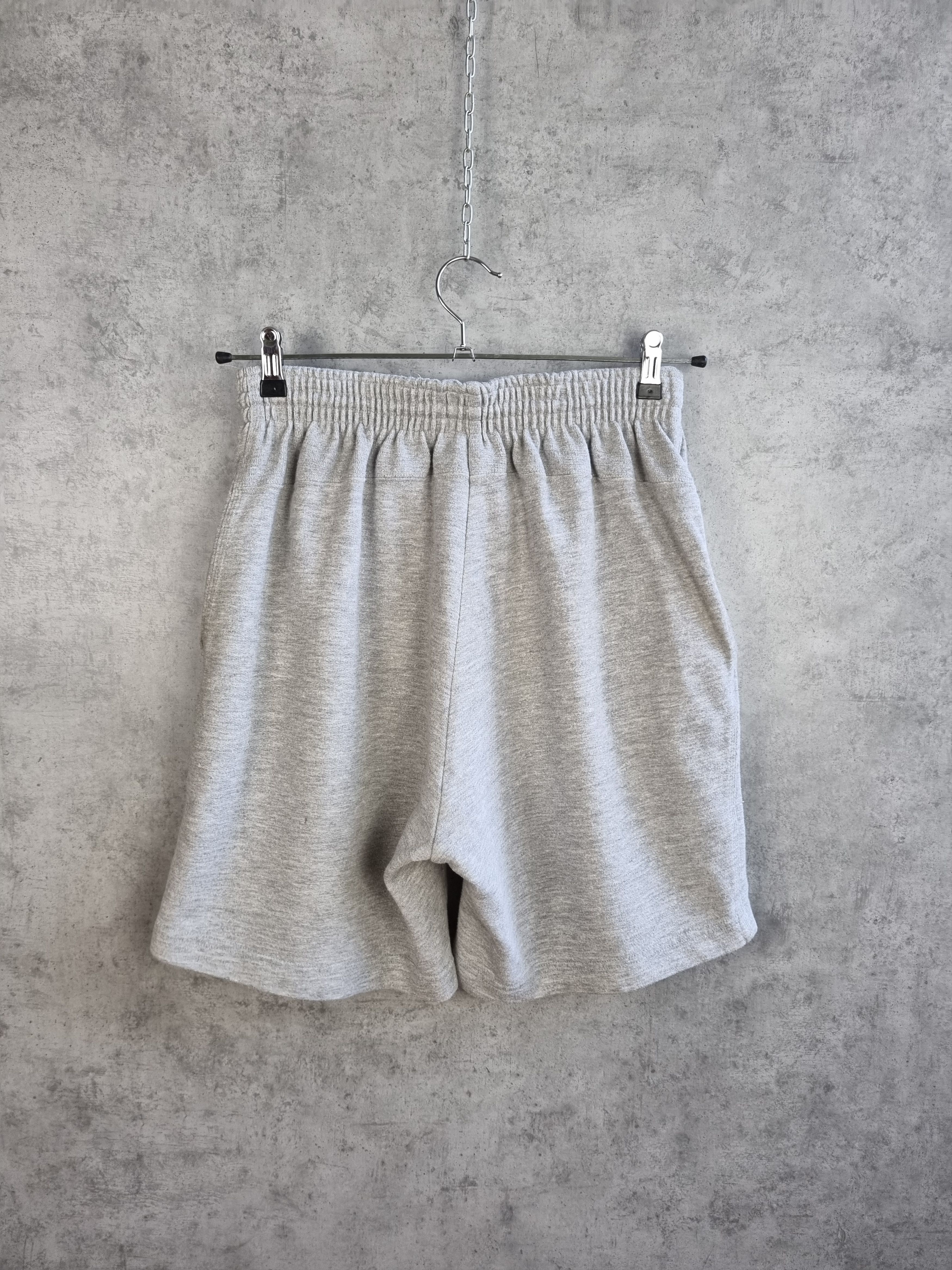 Nike × Vintage 90s NIKE Cross Fit Gray Tag Cotton Training Shorts Size US 33 - 3 Thumbnail