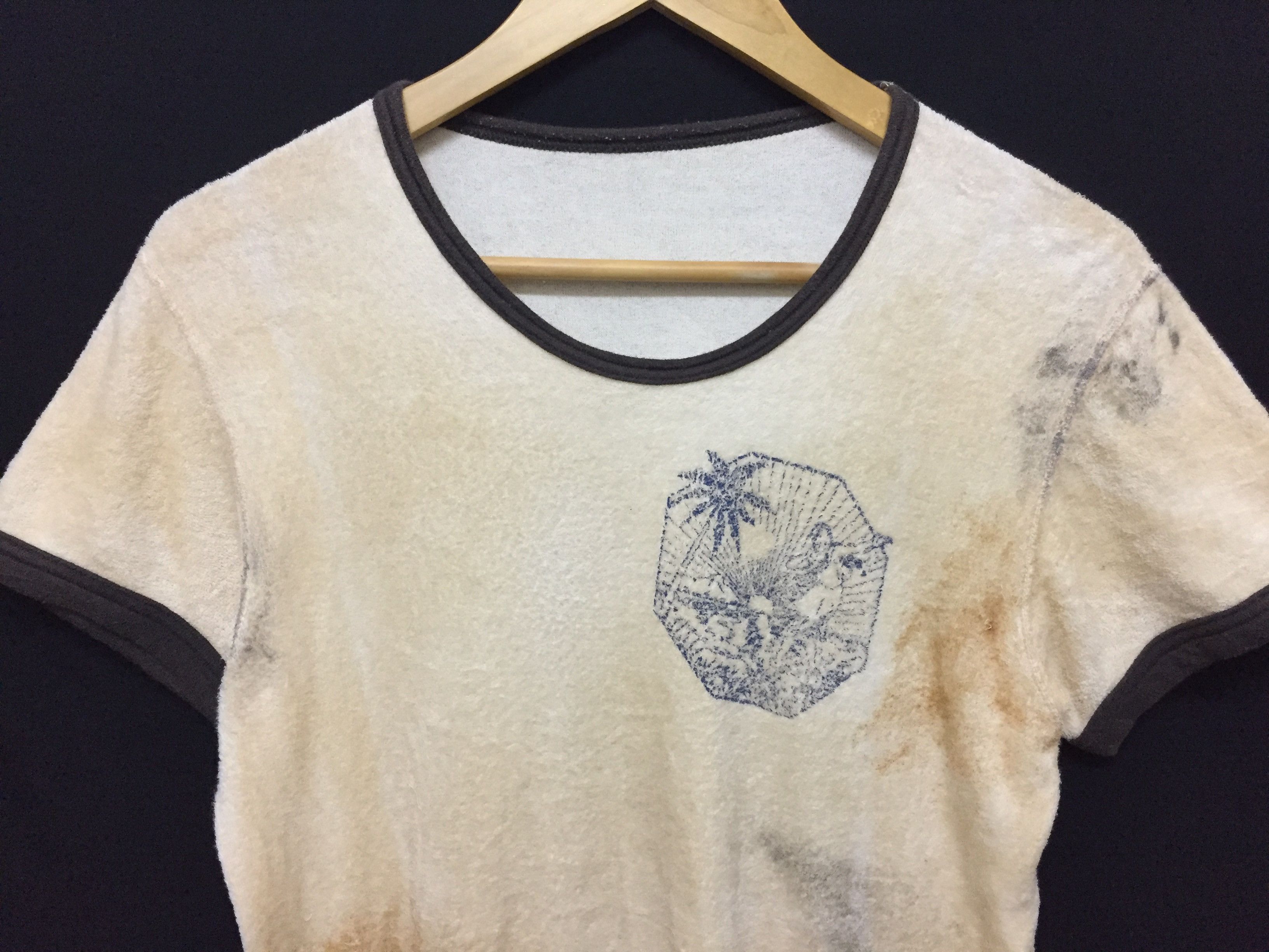 Kiminori Morishita KIMINORI MORISHITA Damage rusty ring tee Size US M / EU 48-50 / 2 - 3 Thumbnail