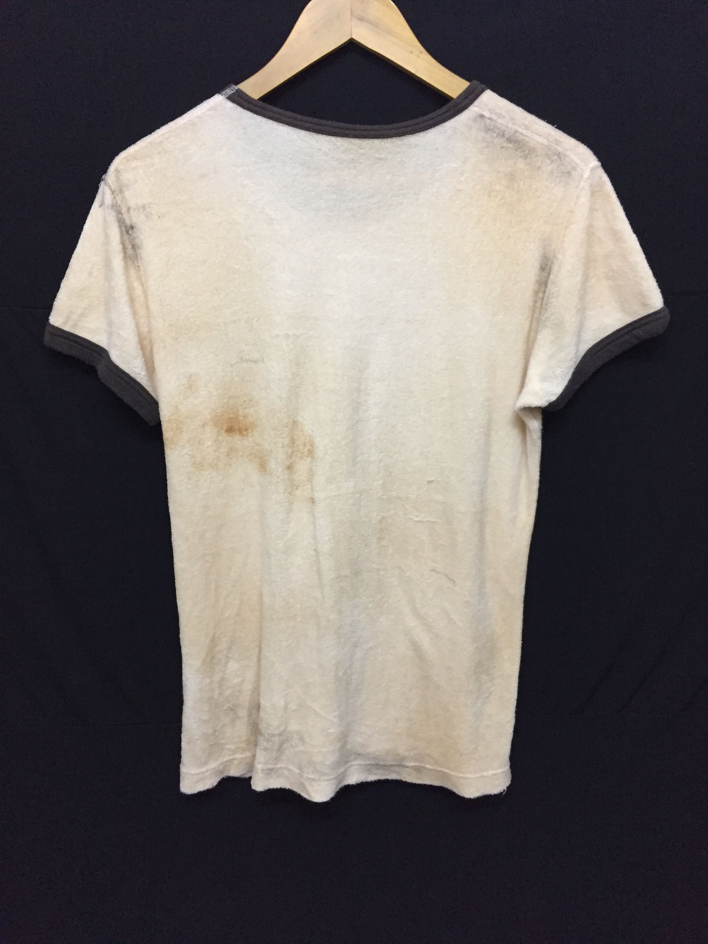Kiminori Morishita KIMINORI MORISHITA Damage rusty ring tee Size US M / EU 48-50 / 2 - 8 Thumbnail
