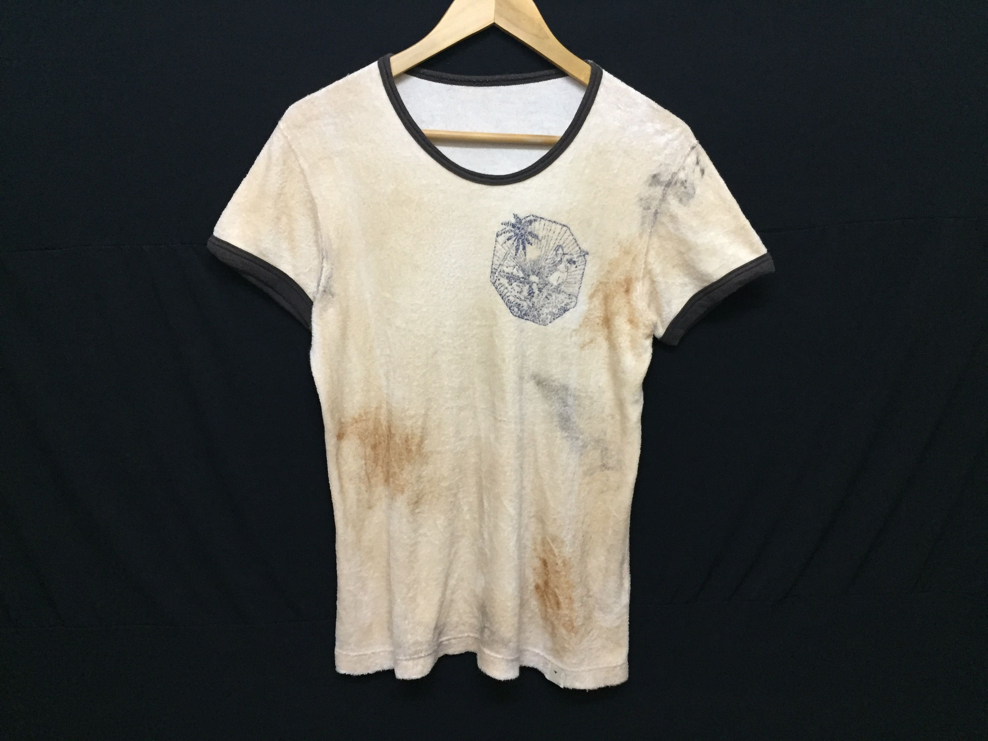 Kiminori Morishita KIMINORI MORISHITA Damage rusty ring tee Size US M / EU 48-50 / 2 - 2 Thumbnail