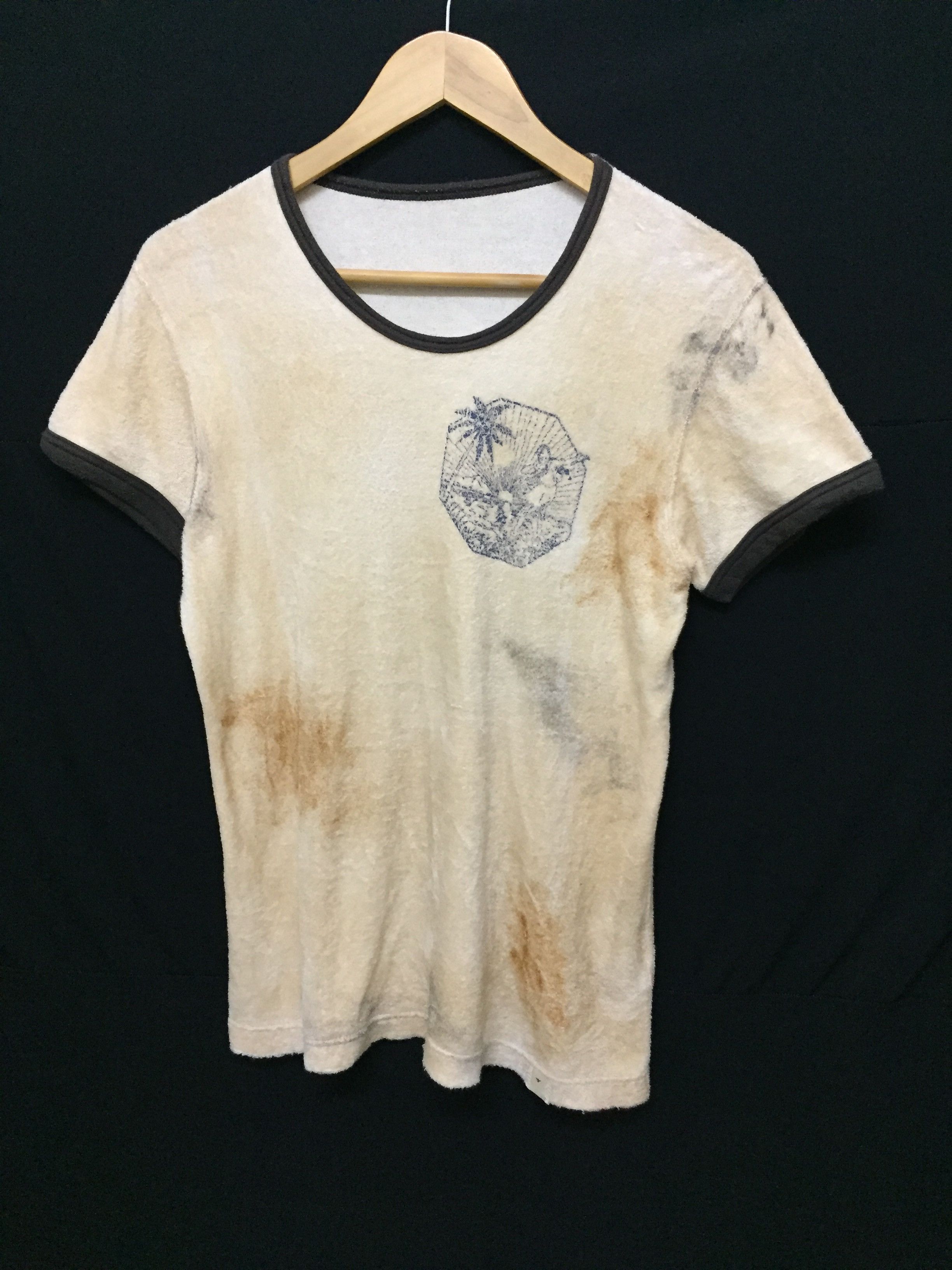 Kiminori Morishita KIMINORI MORISHITA Damage rusty ring tee Size US M / EU 48-50 / 2 - 1 Thumbnail