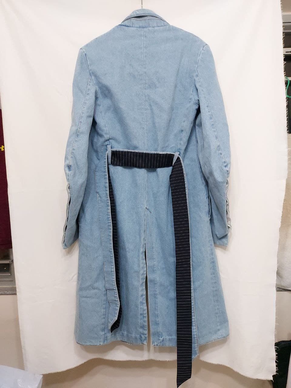 Y/Project *New* SS16 FW15 AW15 Runway Denim Oversized Trench Belt Coat Size US XS / EU 42 / 0 - 3 Thumbnail