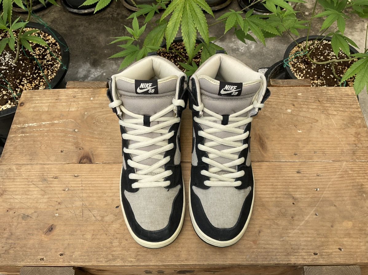 Nike 🔥 Nike Dunk High Pro SB Fossil 2010 Size US 12 / EU 45 - 9 Thumbnail