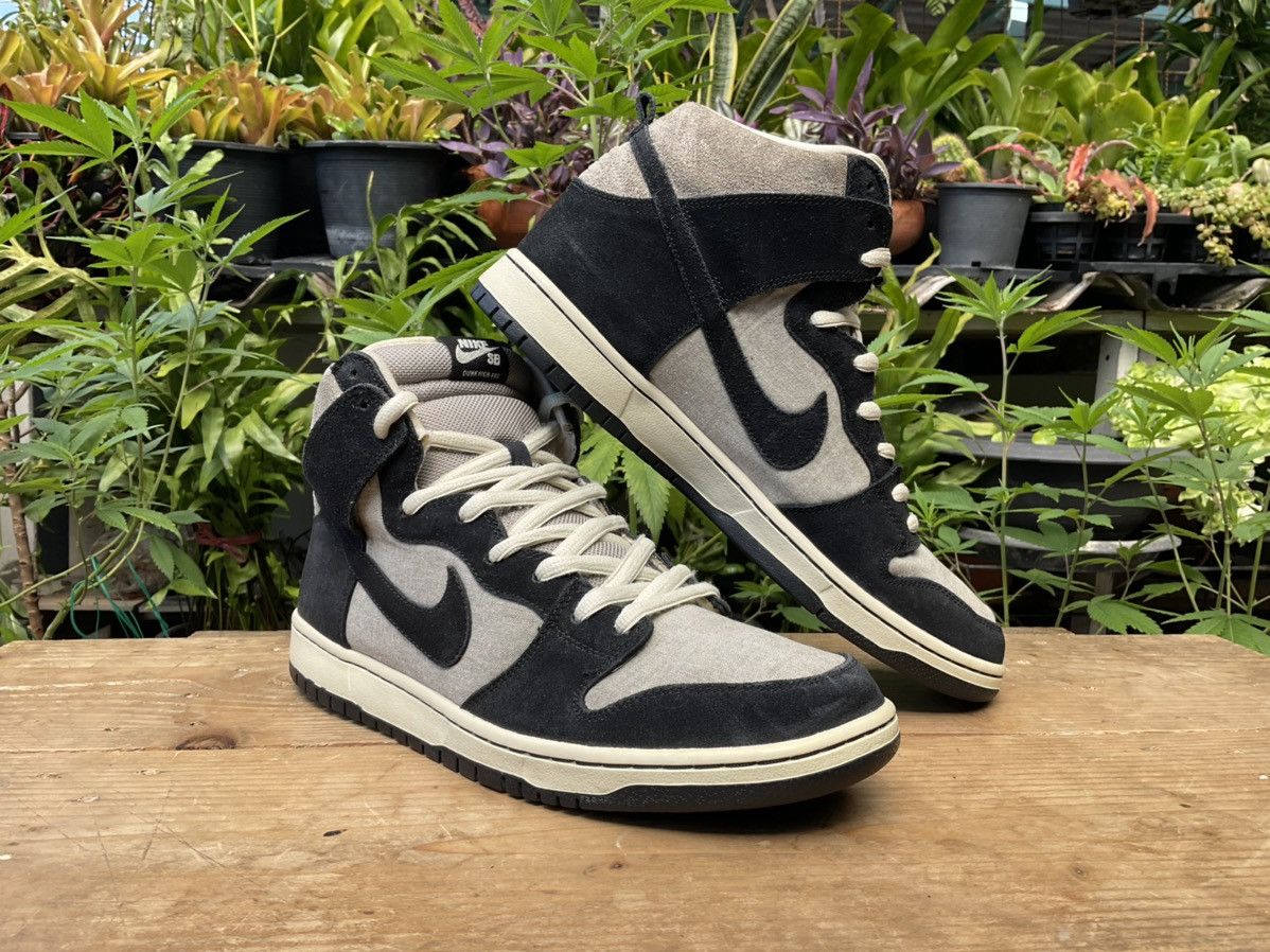 Nike 🔥 Nike Dunk High Pro SB Fossil 2010 Size US 12 / EU 45 - 4 Thumbnail