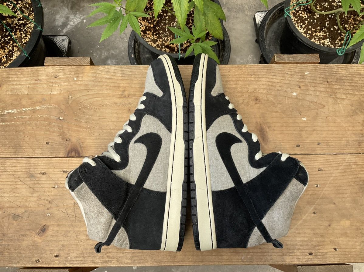 Nike 🔥 Nike Dunk High Pro SB Fossil 2010 Size US 12 / EU 45 - 22 Thumbnail