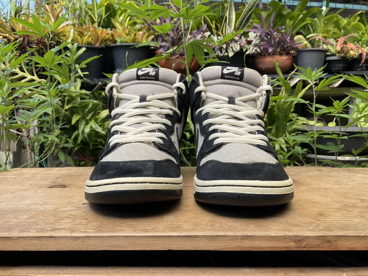 Nike 🔥 Nike Dunk High Pro SB Fossil 2010 Size US 12 / EU 45 - 11 Thumbnail