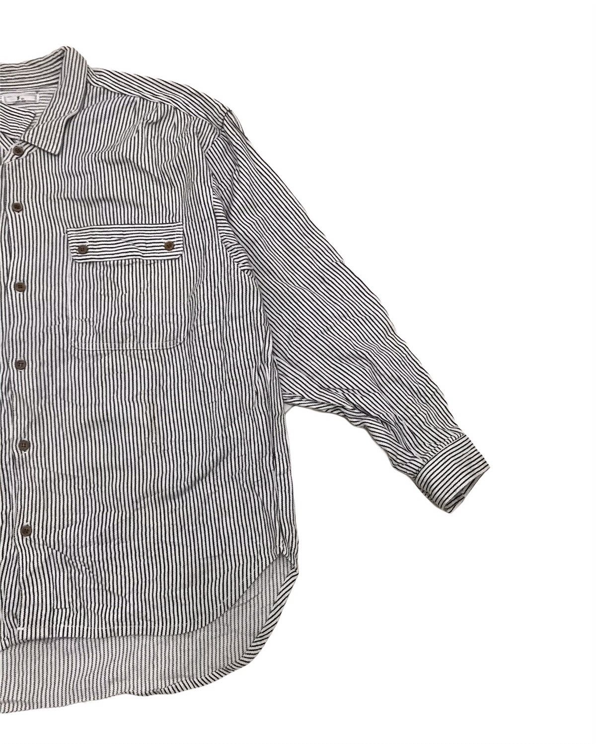 Japanese Brand Japan Brand 7e Hickory Stripe Shirt Size US L / EU 52-54 / 3 - 3 Thumbnail