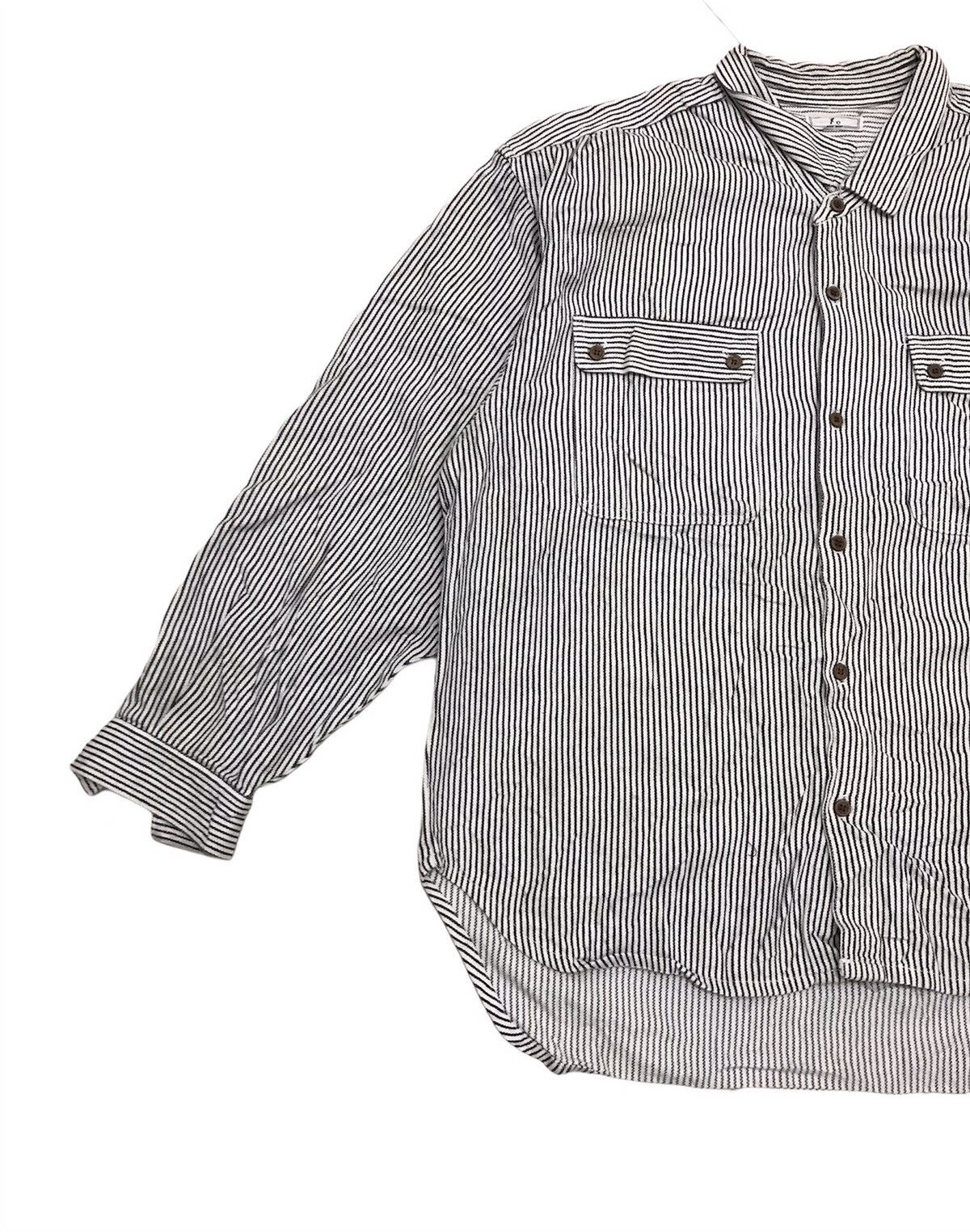 Japanese Brand Japan Brand 7e Hickory Stripe Shirt Size US L / EU 52-54 / 3 - 4 Thumbnail