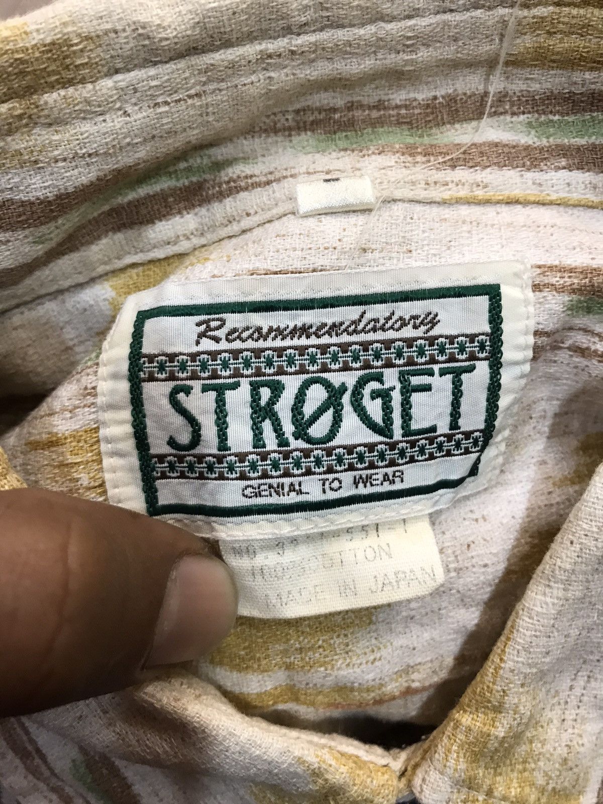 Japanese Brand × Native × Vintage Made In Japan Stoget native Shirt Size US M / EU 48-50 / 2 - 6 Thumbnail