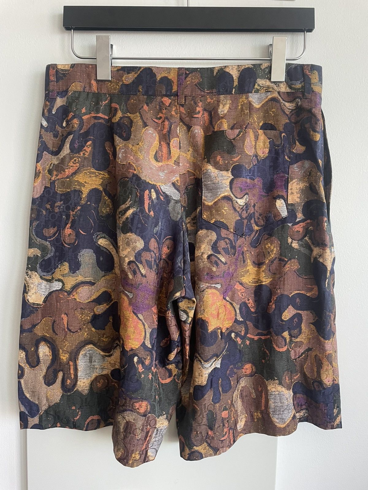 Dior Brand New Limited Edition Runway Dior Oblique Logo Shorts Size US 29 - 12 Thumbnail