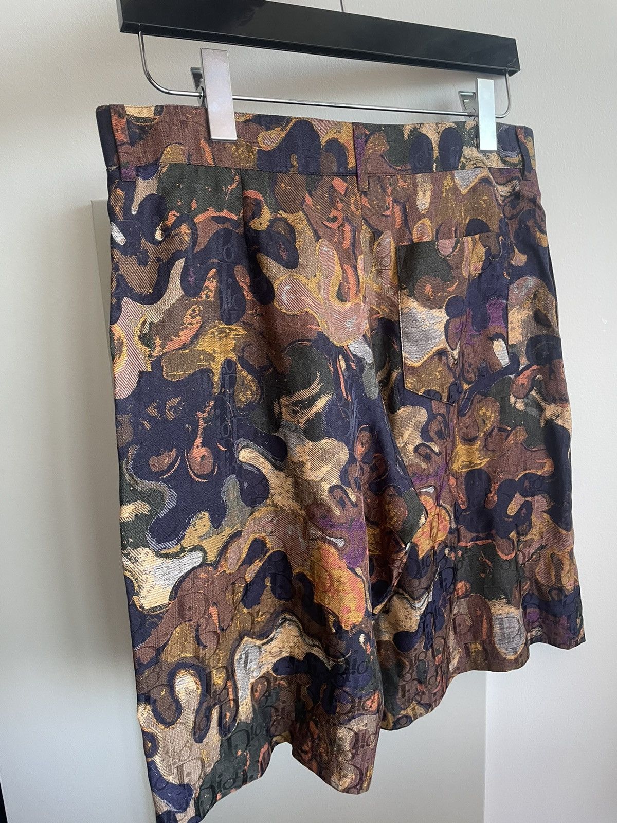 Dior Brand New Limited Edition Runway Dior Oblique Logo Shorts Size US 29 - 14 Thumbnail
