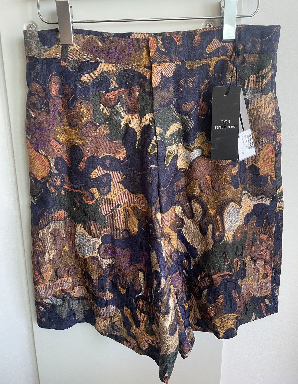 Dior Brand New Limited Edition Runway Dior Oblique Logo Shorts Size US 29 - 10 Thumbnail
