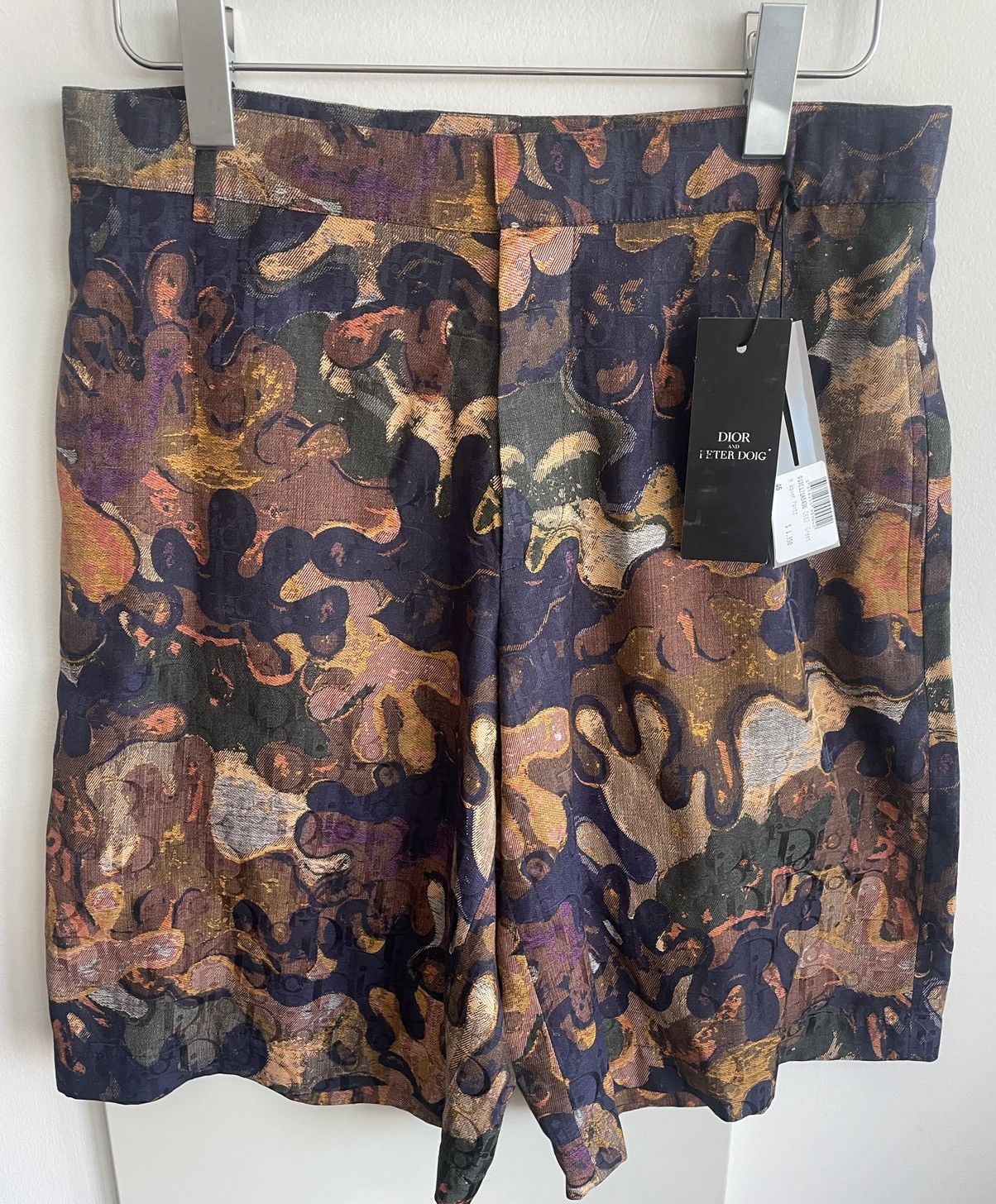 Dior Brand New Limited Edition Runway Dior Oblique Logo Shorts Size US 29 - 9 Thumbnail