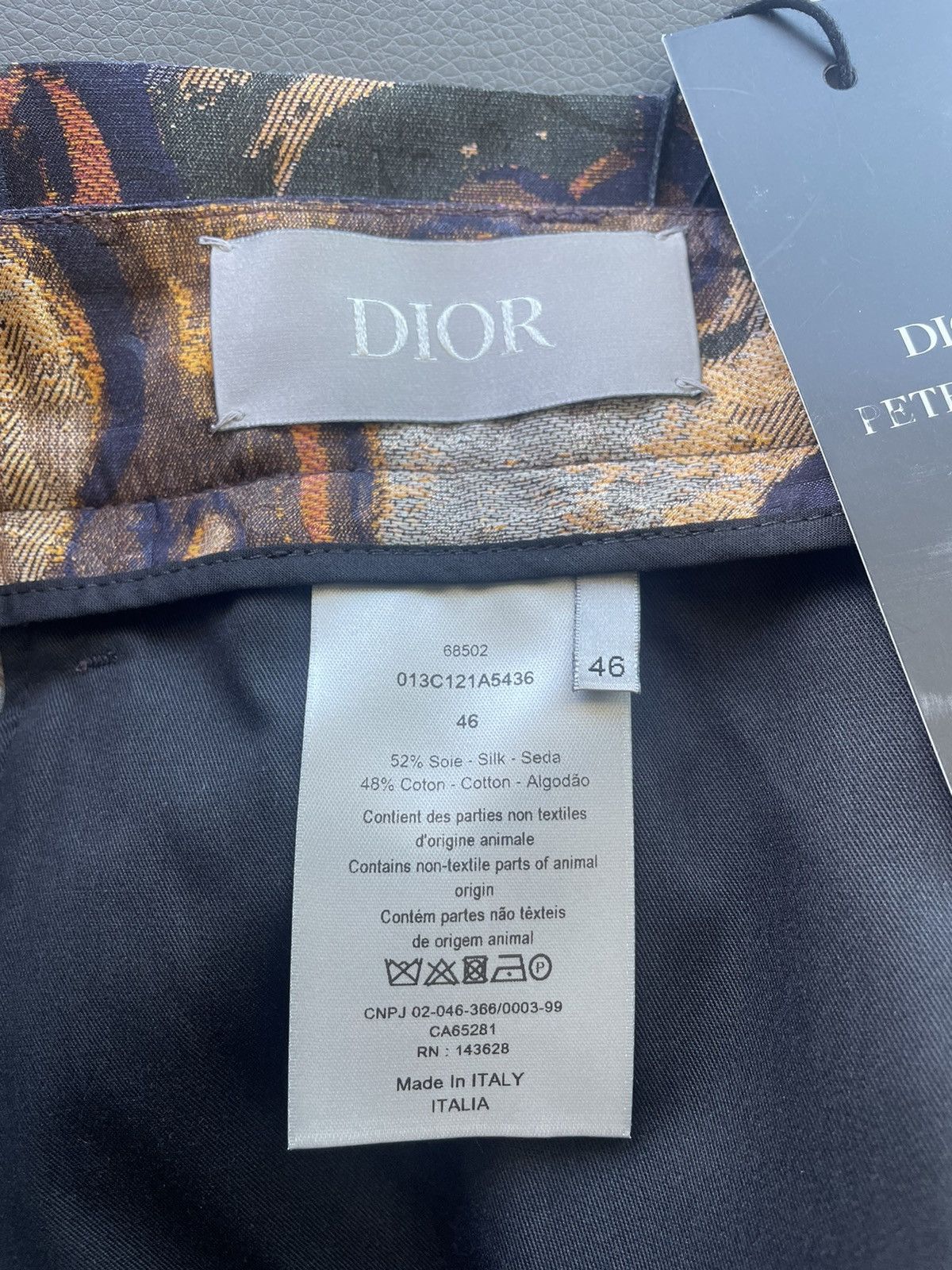 Dior Brand New Limited Edition Runway Dior Oblique Logo Shorts Size US 29 - 6 Thumbnail