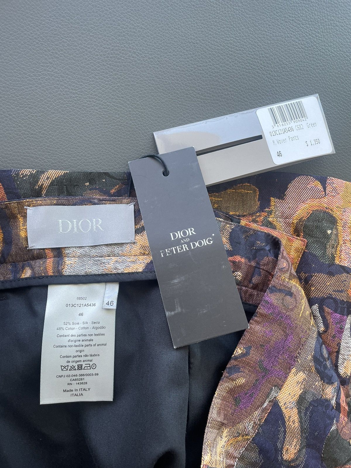 Dior Brand New Limited Edition Runway Dior Oblique Logo Shorts Size US 29 - 4 Thumbnail