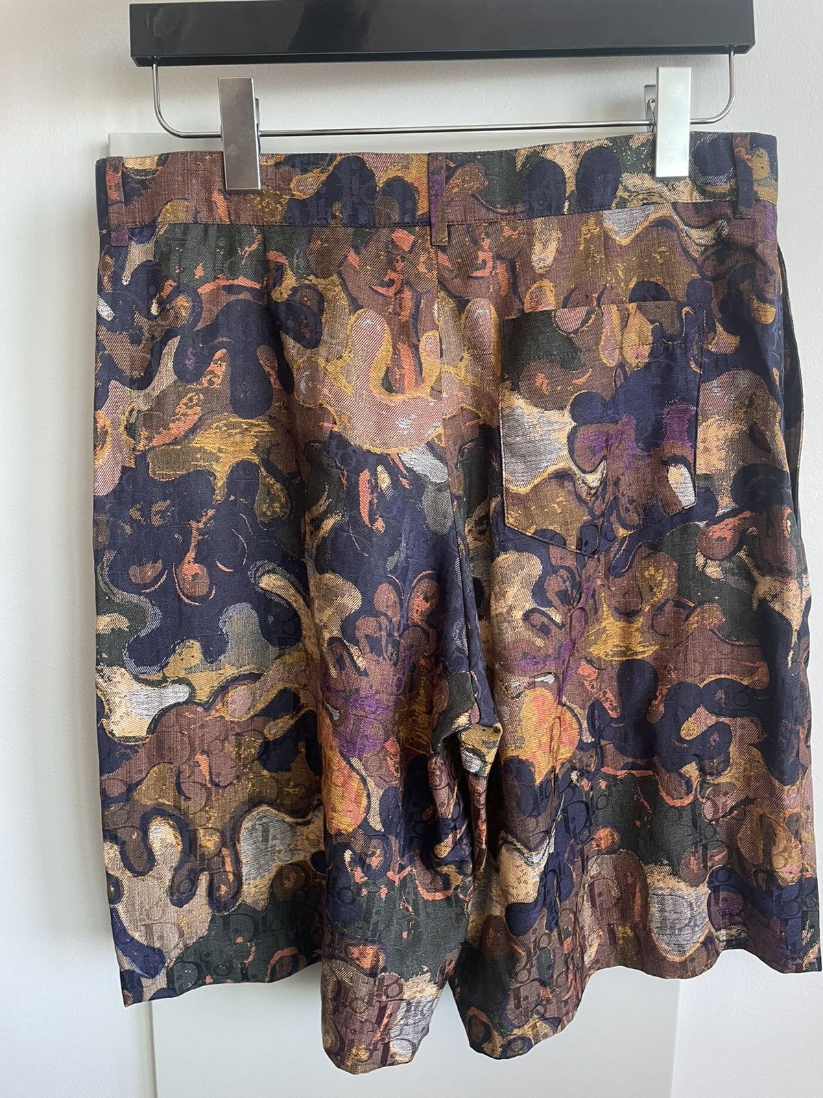 Dior Brand New Limited Edition Runway Dior Oblique Logo Shorts Size US 29 - 15 Thumbnail