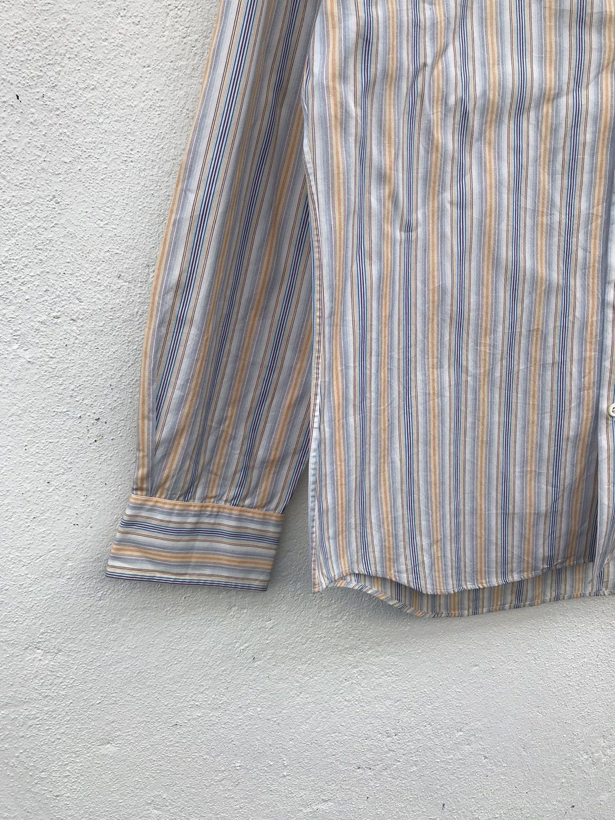 Paul Smith Paul Smith Stripe Button Up Shirts Made In Japan Size US L / EU 52-54 / 3 - 4 Thumbnail