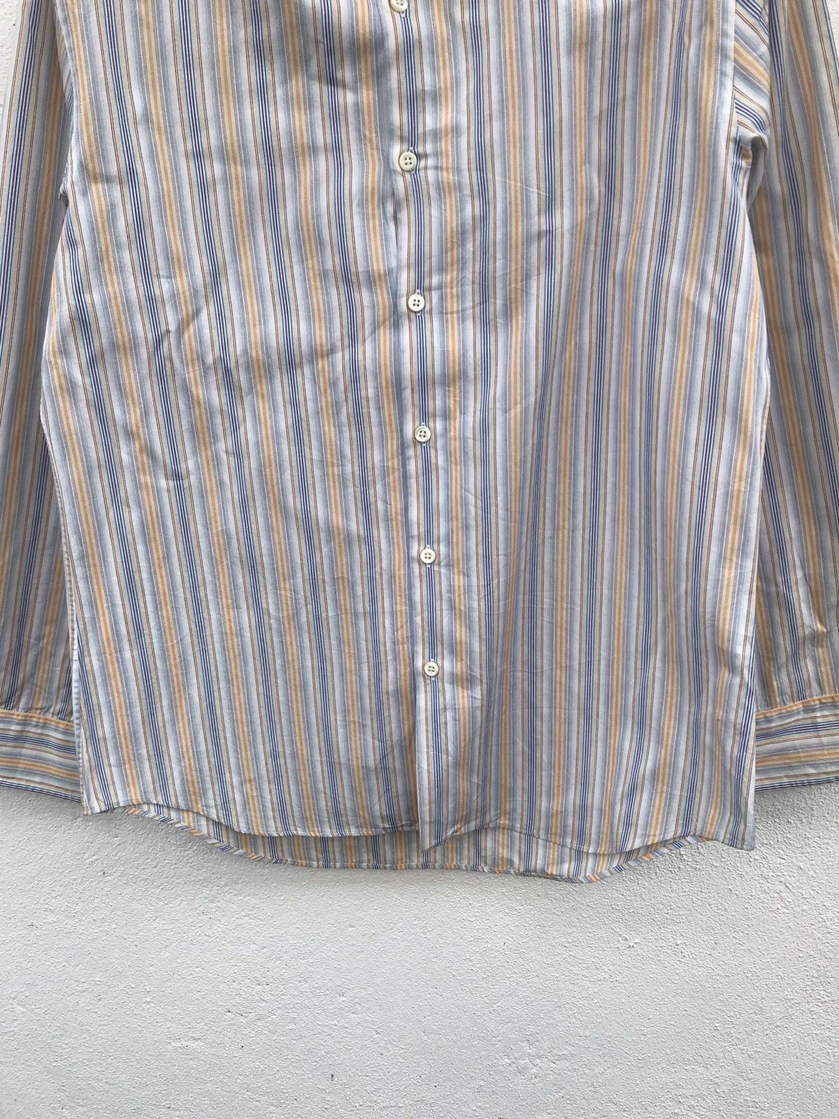 Paul Smith Paul Smith Stripe Button Up Shirts Made In Japan Size US L / EU 52-54 / 3 - 3 Thumbnail
