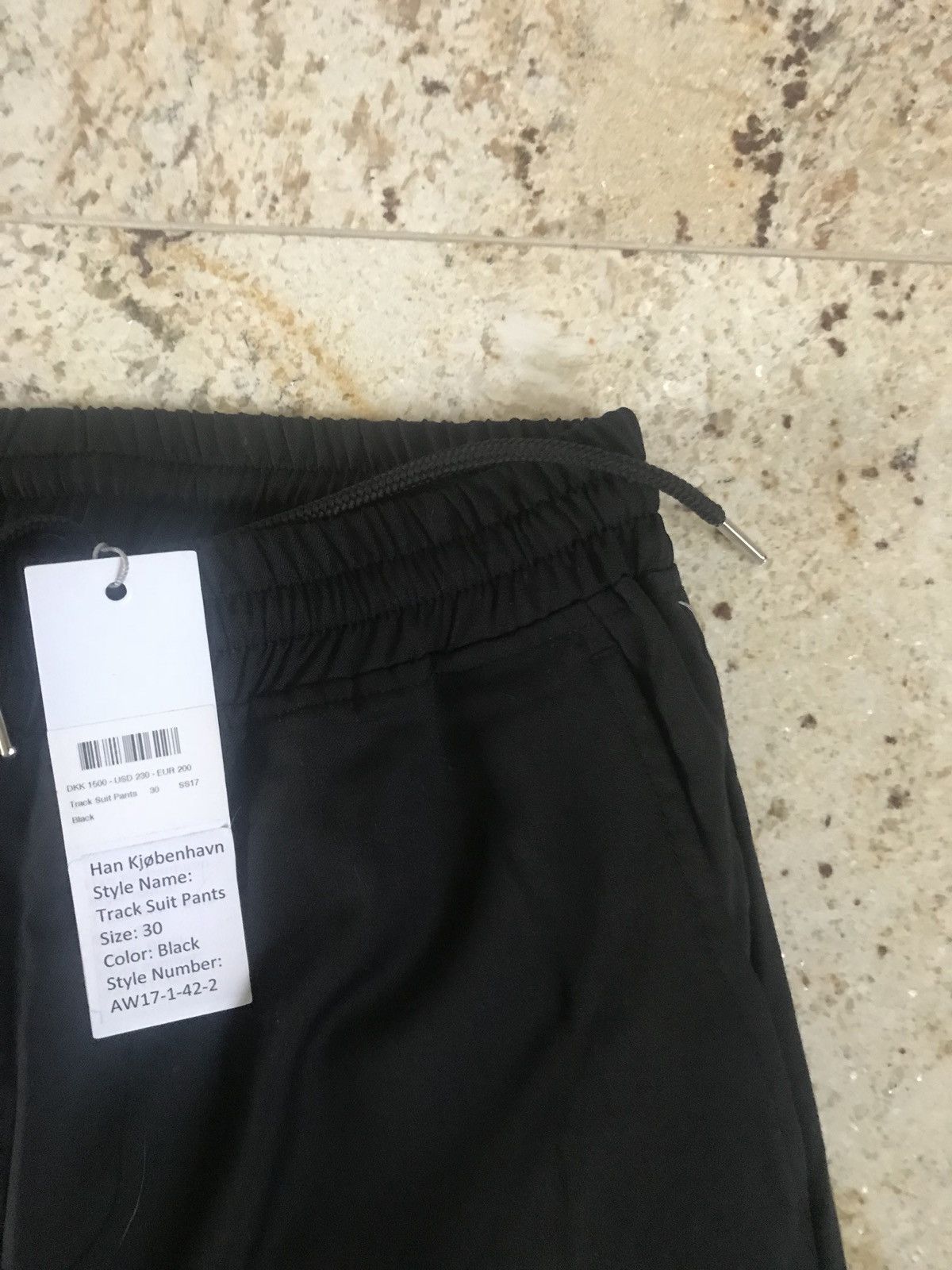 Han Kjobenhavn Casual Black Suit Pants Size US 30 / EU 46 - 7 Thumbnail