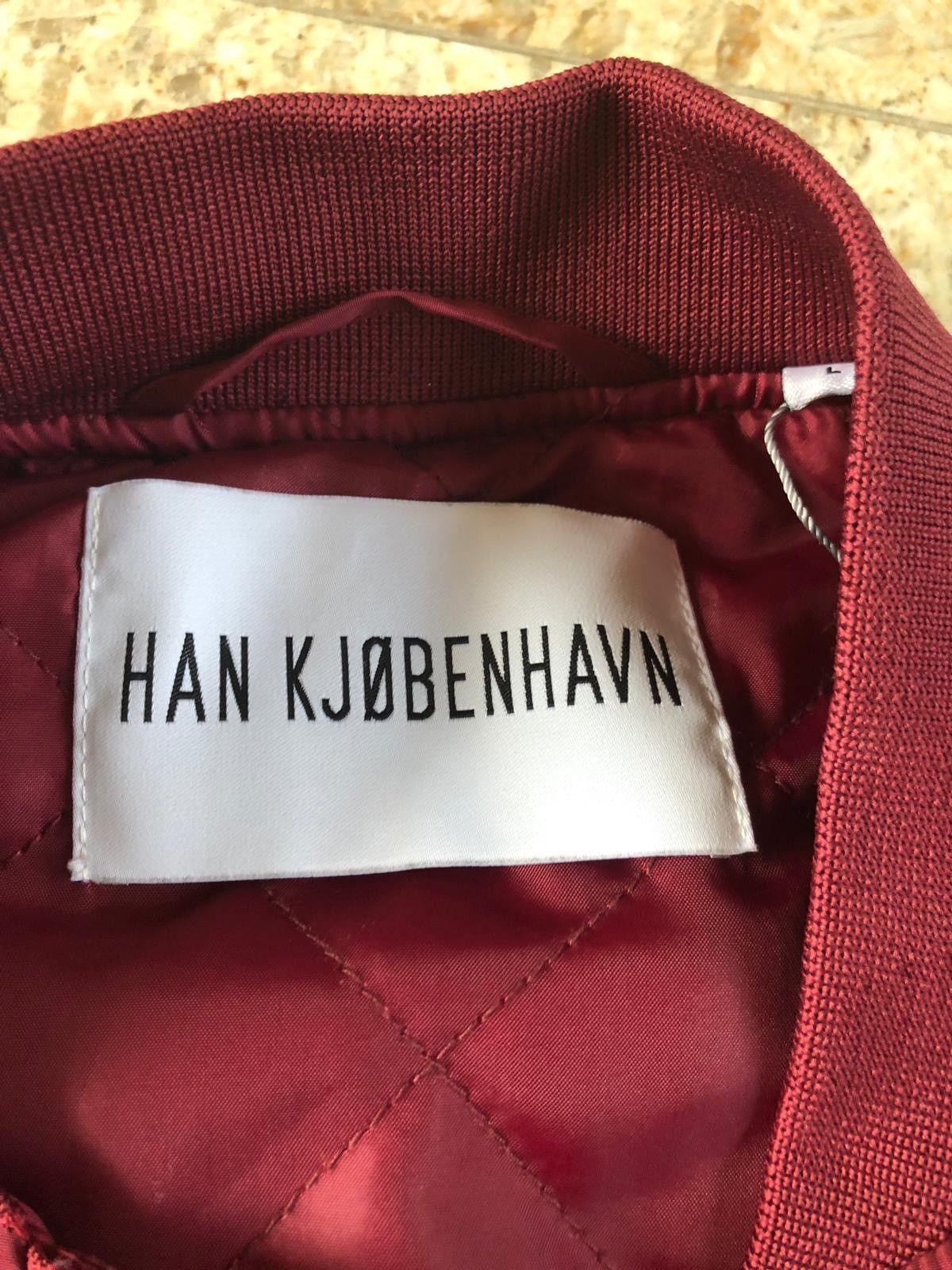 Han Kjobenhavn Nylon Bomber With Crest Logo Back Size US L / EU 52-54 / 3 - 5 Thumbnail