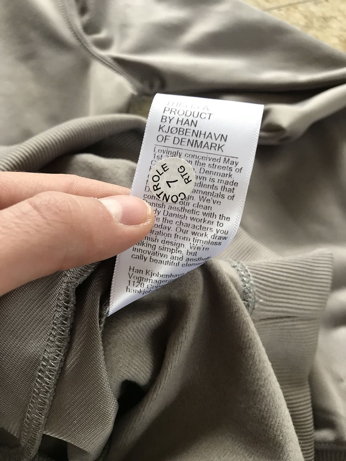 Han Kjobenhavn Tack Suit Top In Chalky Grey Size US S / EU 44-46 / 1 - 18 Thumbnail