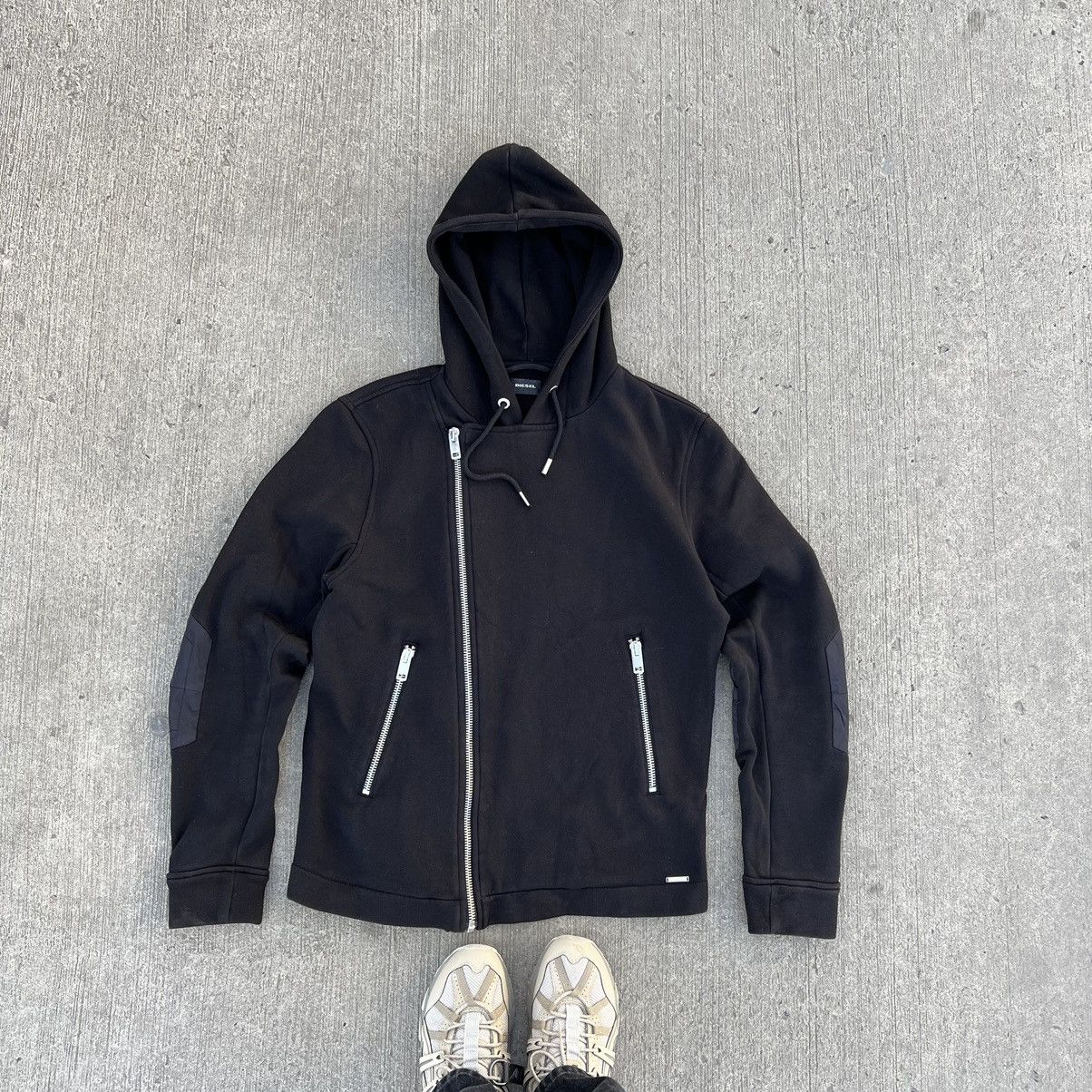 image of Diesel Light Jacket in Black, Men's (Size Large)