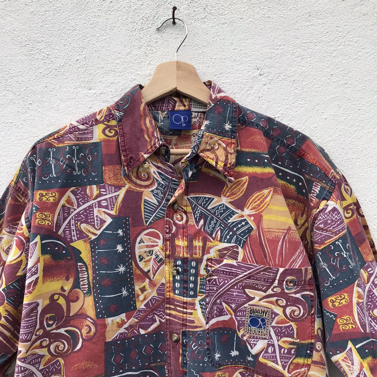 Ocean Pacific Vintage Ocean Pacific Pop Art Design Shirt Size US M / EU 48-50 / 2 - 3 Thumbnail