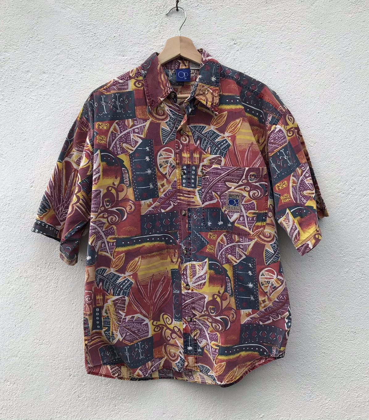 Ocean Pacific Vintage Ocean Pacific Pop Art Design Shirt Size US M / EU 48-50 / 2 - 1 Thumbnail