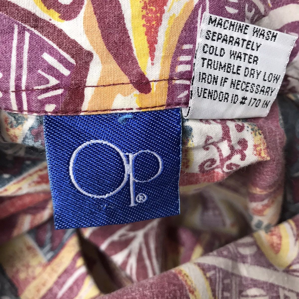Ocean Pacific Vintage Ocean Pacific Pop Art Design Shirt Size US M / EU 48-50 / 2 - 12 Thumbnail