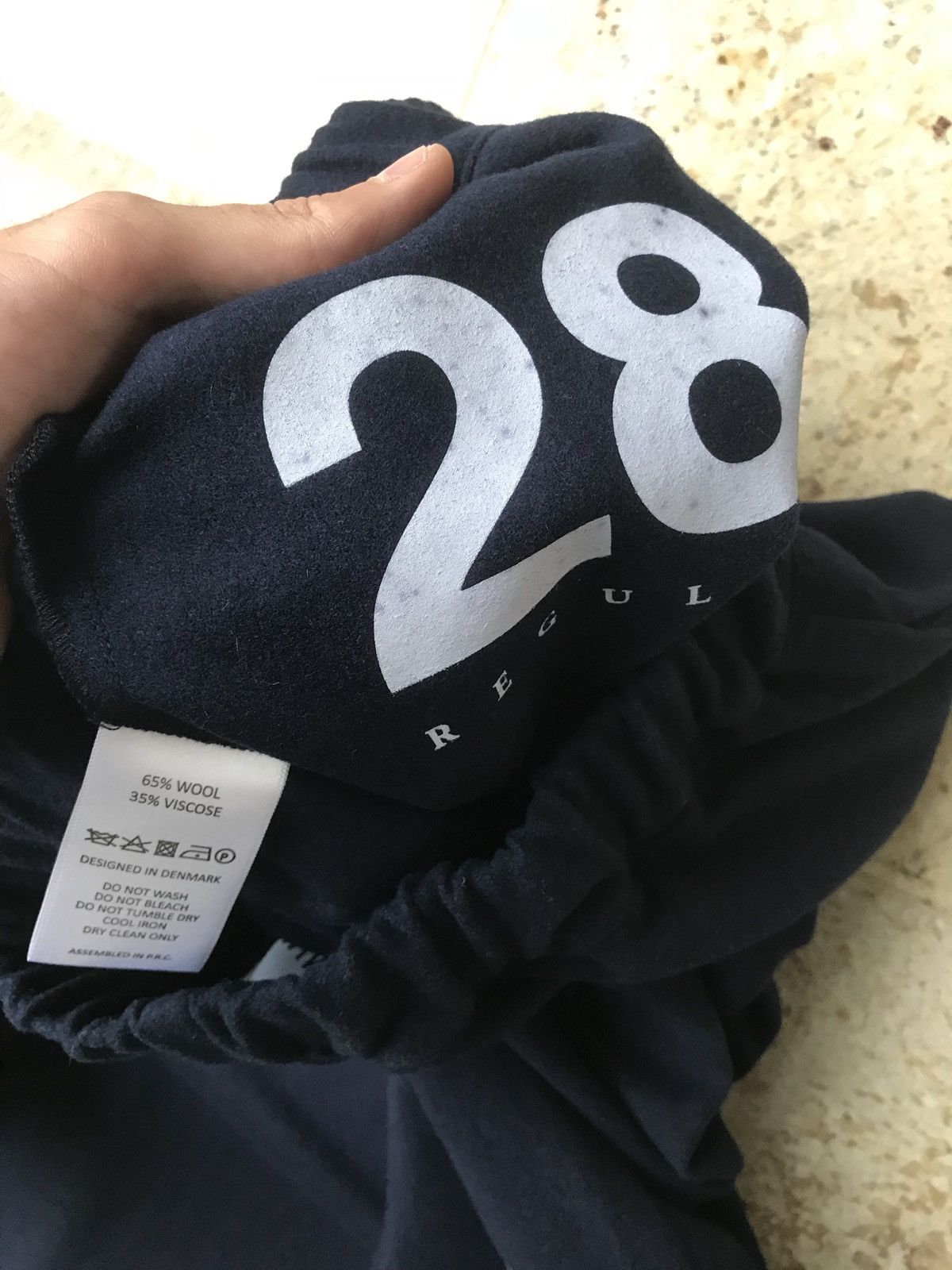 Han Kjobenhavn 28 & 30 / C.B. Smed Navy Wool Zip Size US 28 / EU 44 - 7 Thumbnail