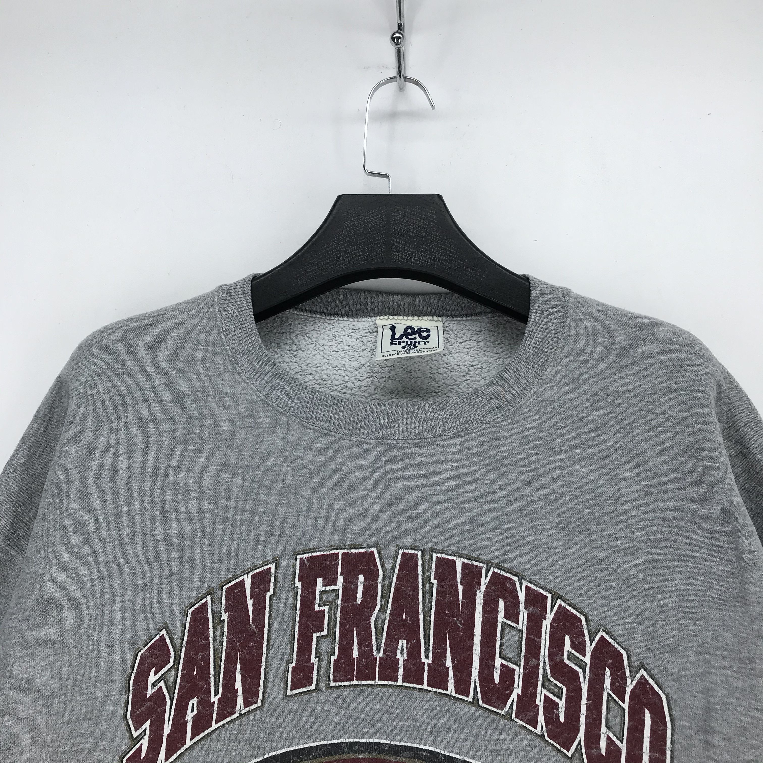 Lee Vintage San Francisco 49ers Made in Usa Sweatshirt #2241-88 Size US XL / EU 56 / 4 - 2 Thumbnail